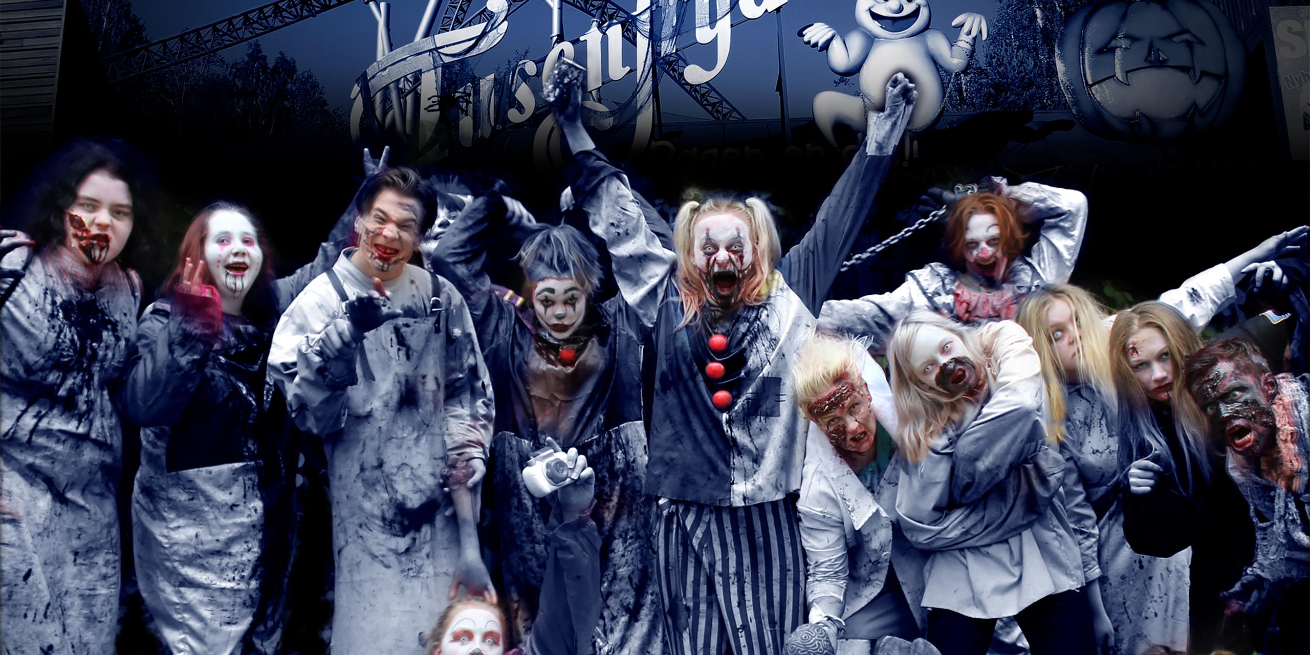 Zombiene som er klare til å ta imot deg for en skikkelig Halloween-feiring på TusenFryd utenfor Oslo på Østlandet