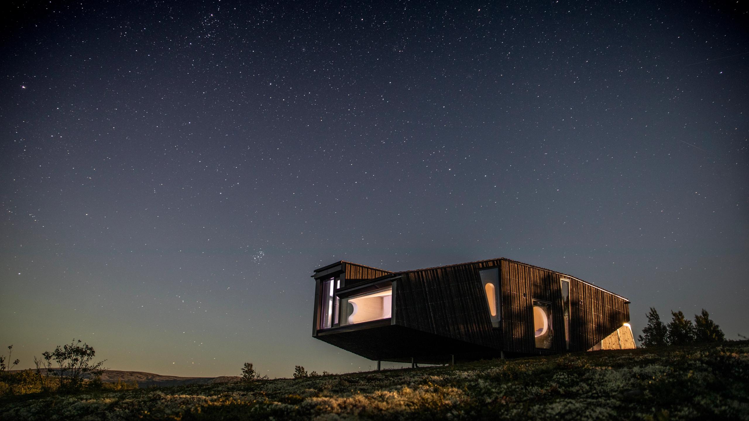 UFO-hytta til Statskog i Hessdalen