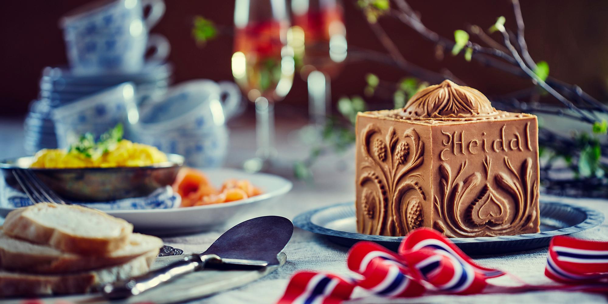 Brunost fra Heidal Ysteri i Gudbrandsdalen på Østlandet