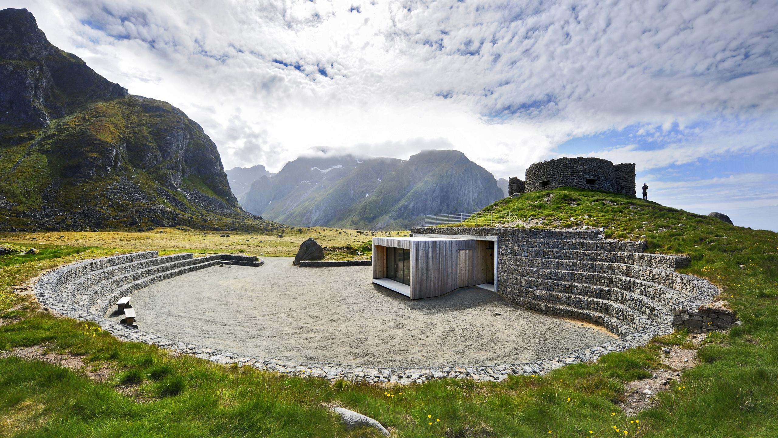 Restroom at Eggum, Norwegian Scenic Route Lofoten, Northern Norway