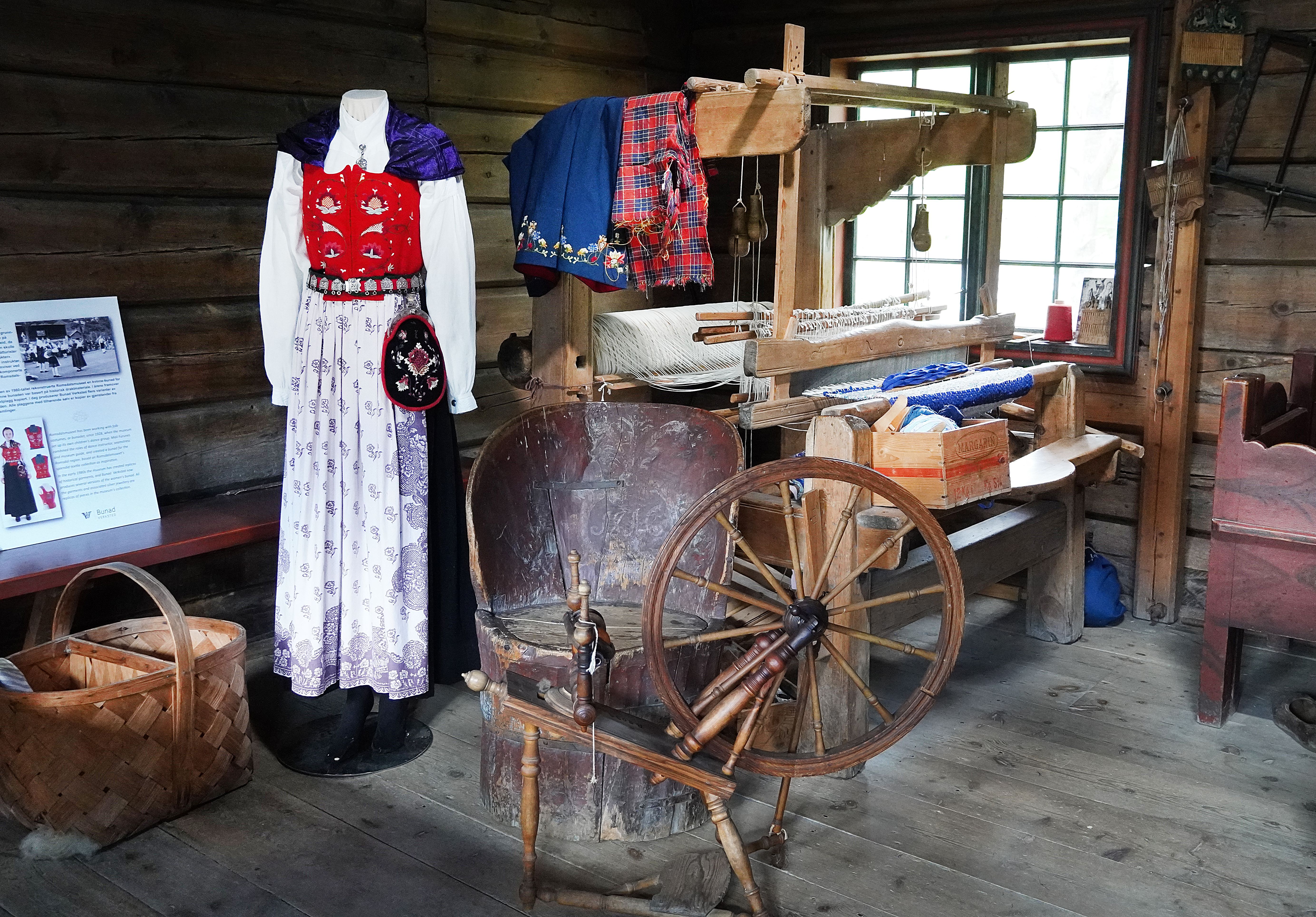 The Romsdal bunad at the Romsdal Open Air Museum i Molde