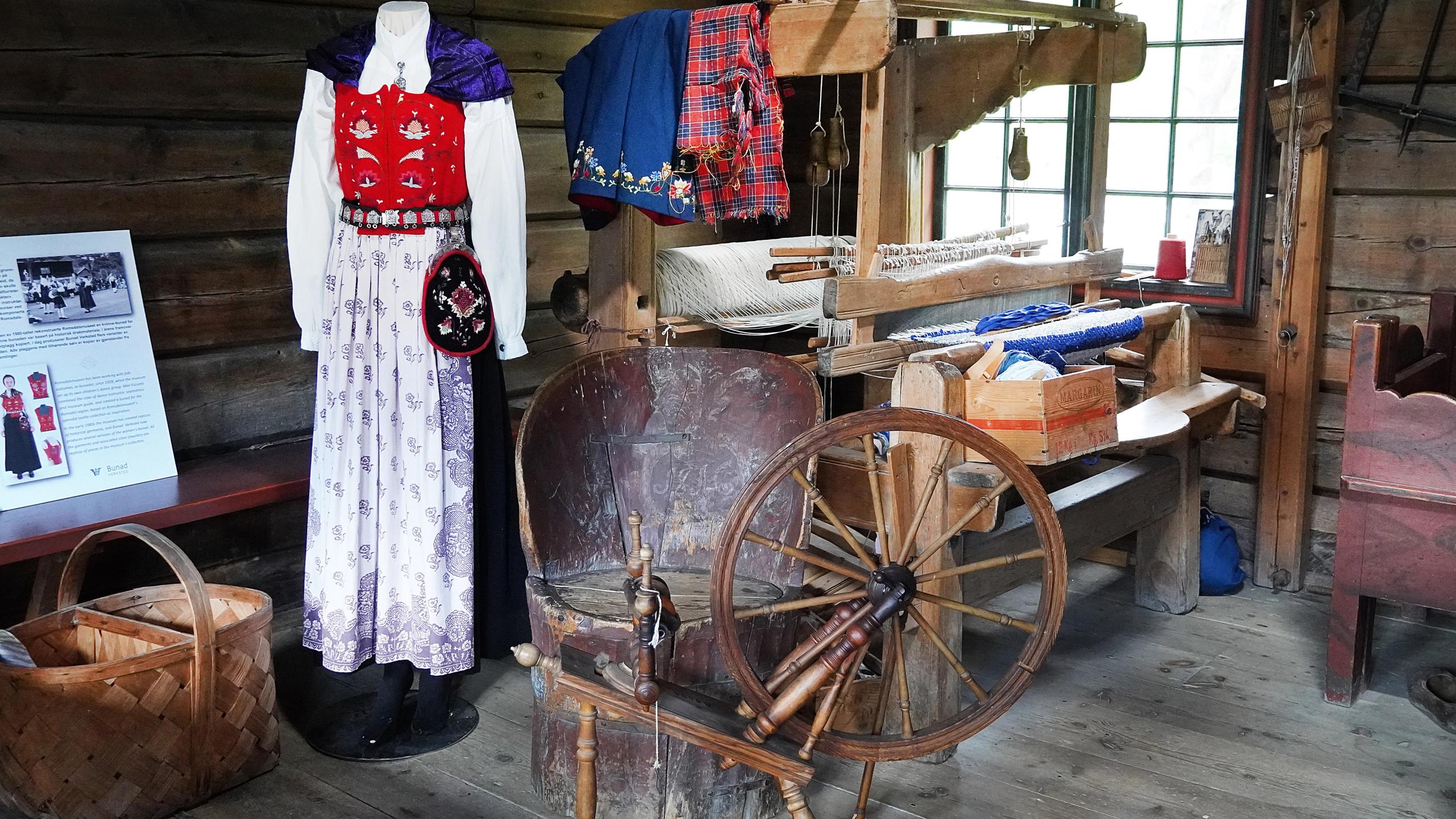 The Romsdal bunad at the Romsdal Open Air Museum i Molde