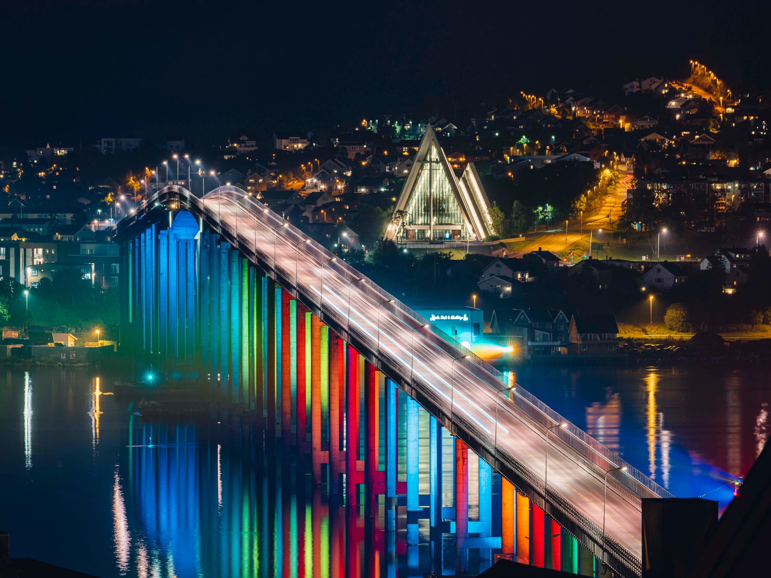 Tromsø and Ishavskatedralen, Northern Norway