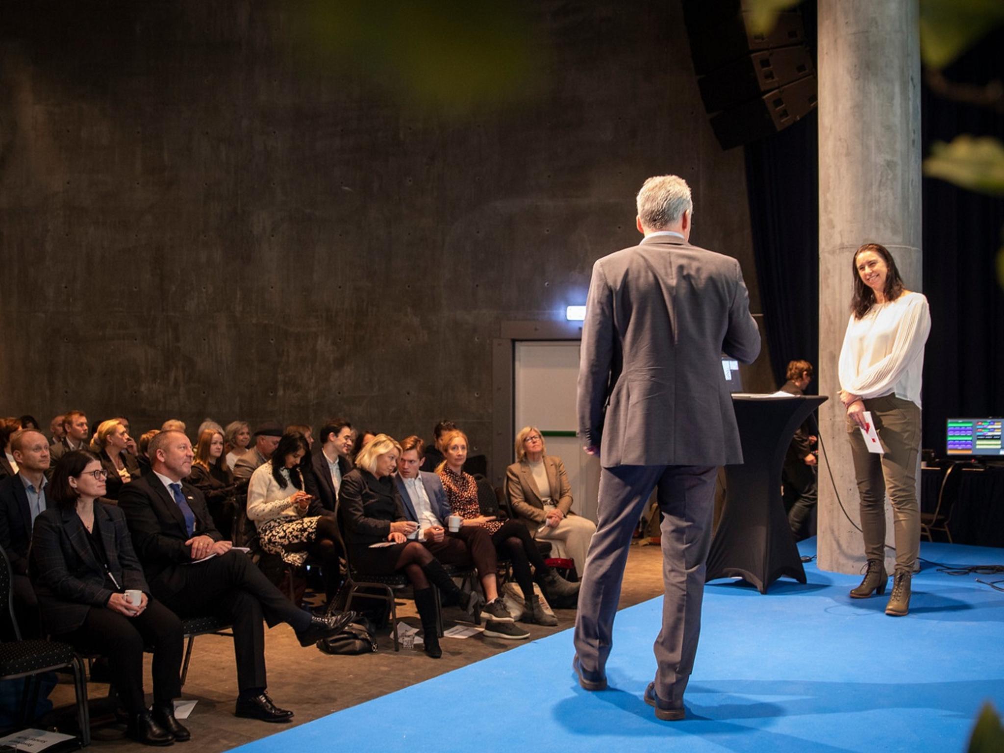 Award ceremony at Klyngetildeling in the Gamle Museum in Oslo, Norway
