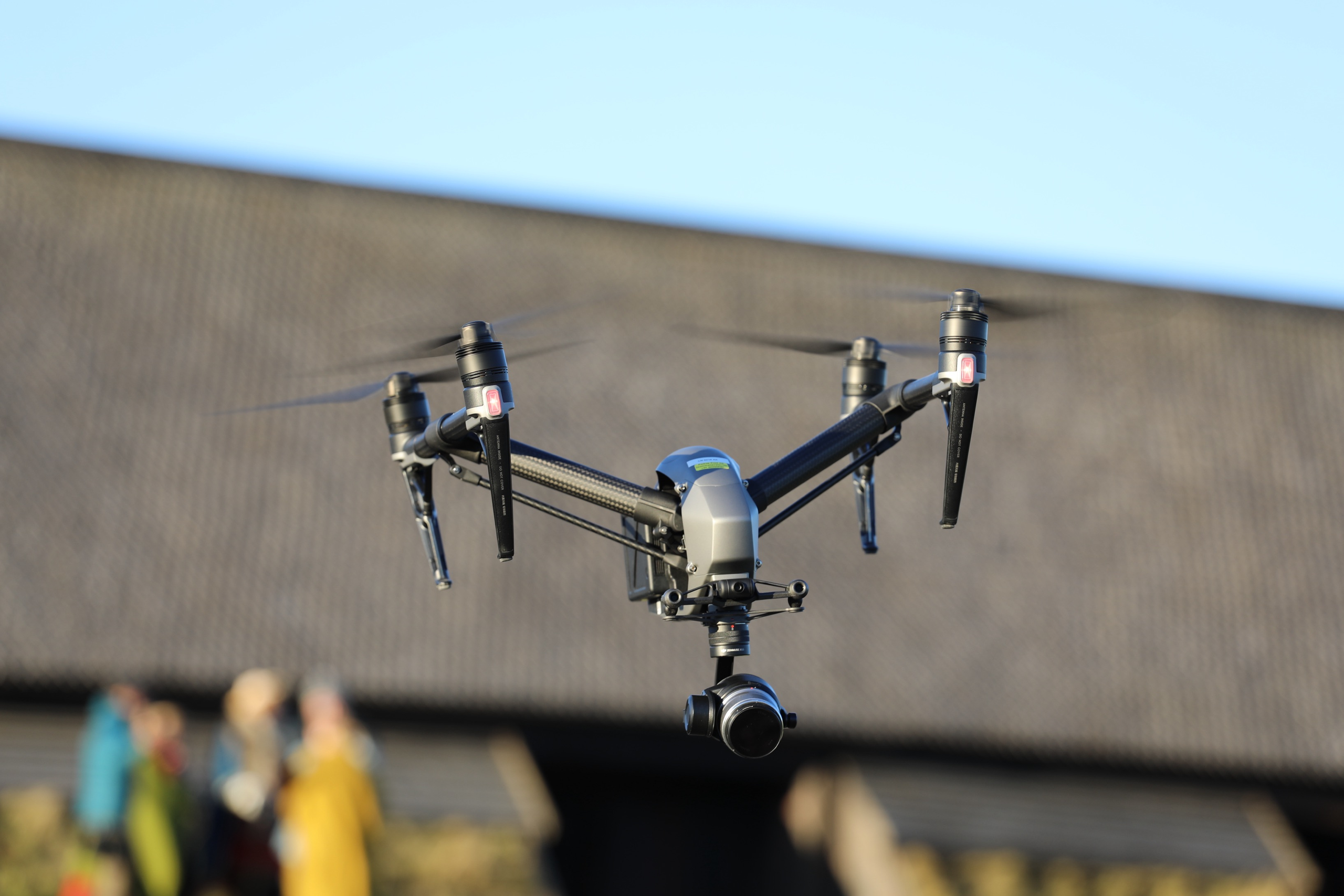 Drone in mid air