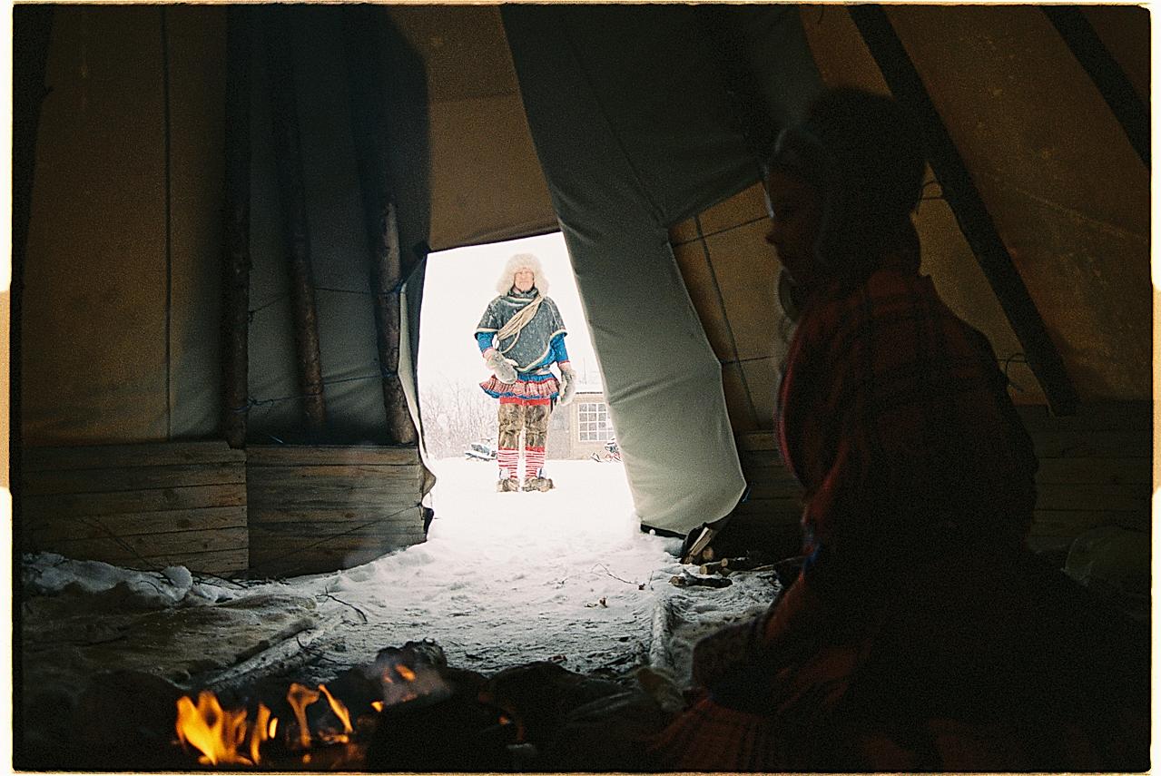 Portrait of the reindeer herder Aslak