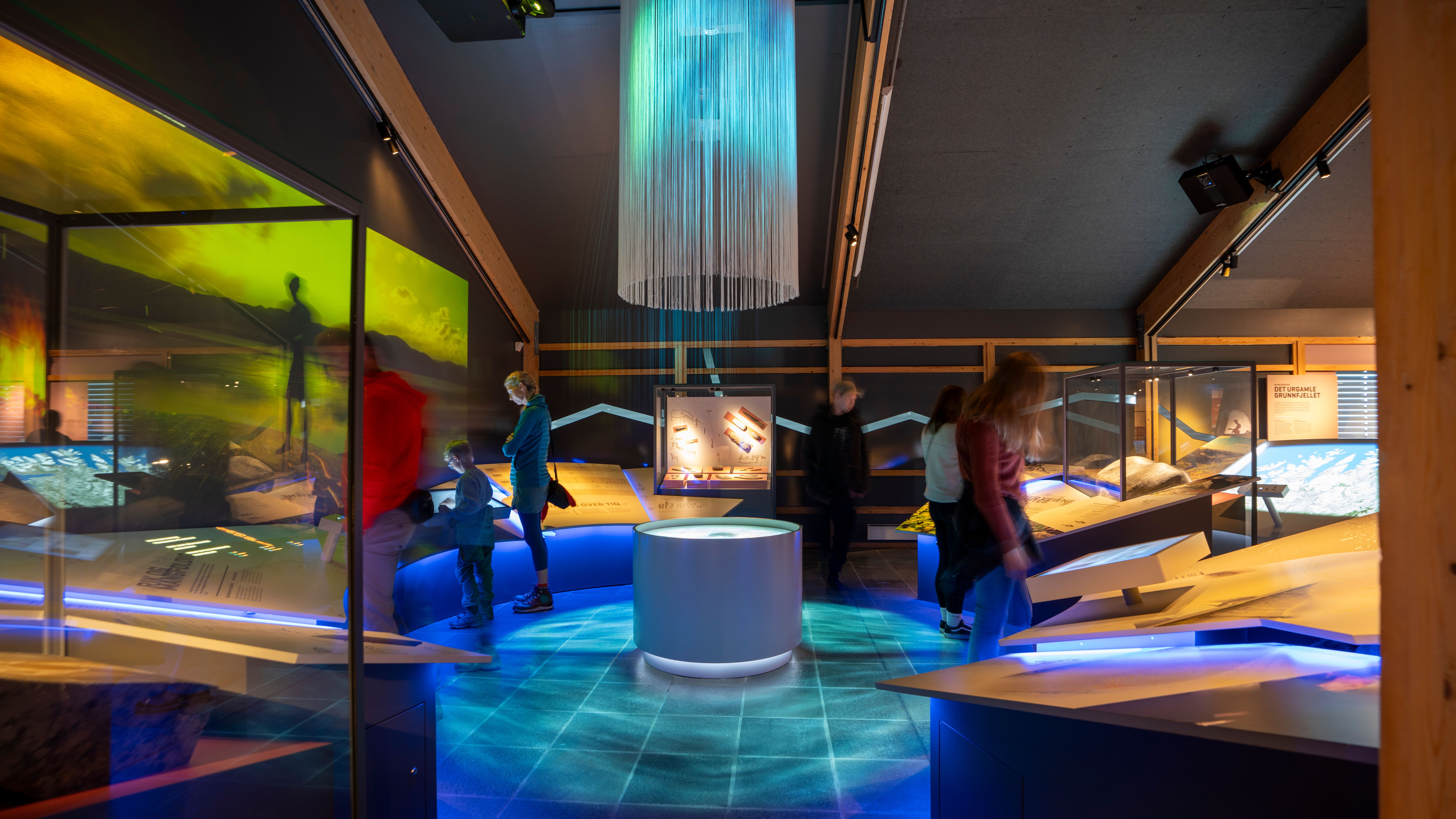Inside the Alta Museum.