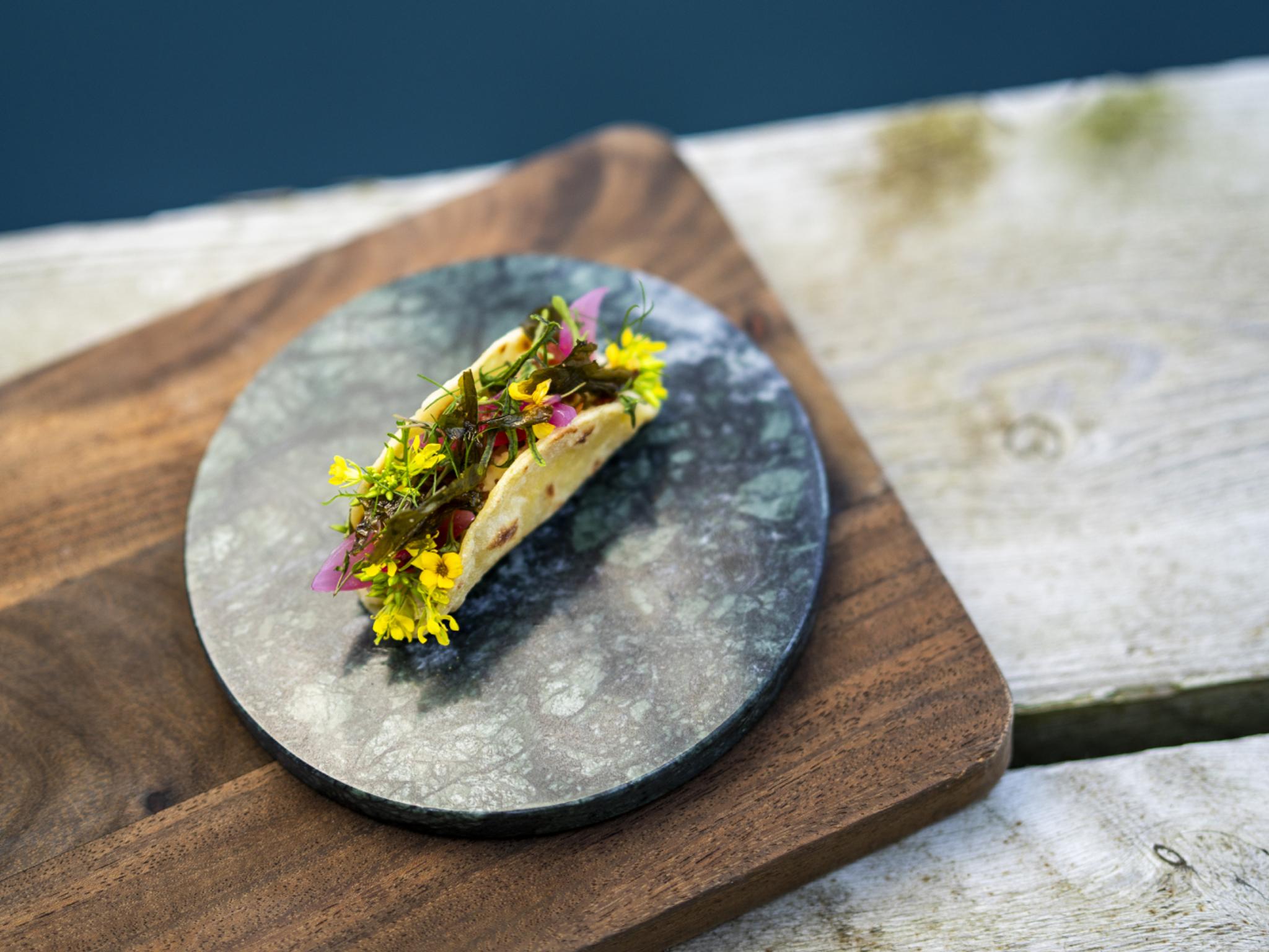 Taco med tørrfisk