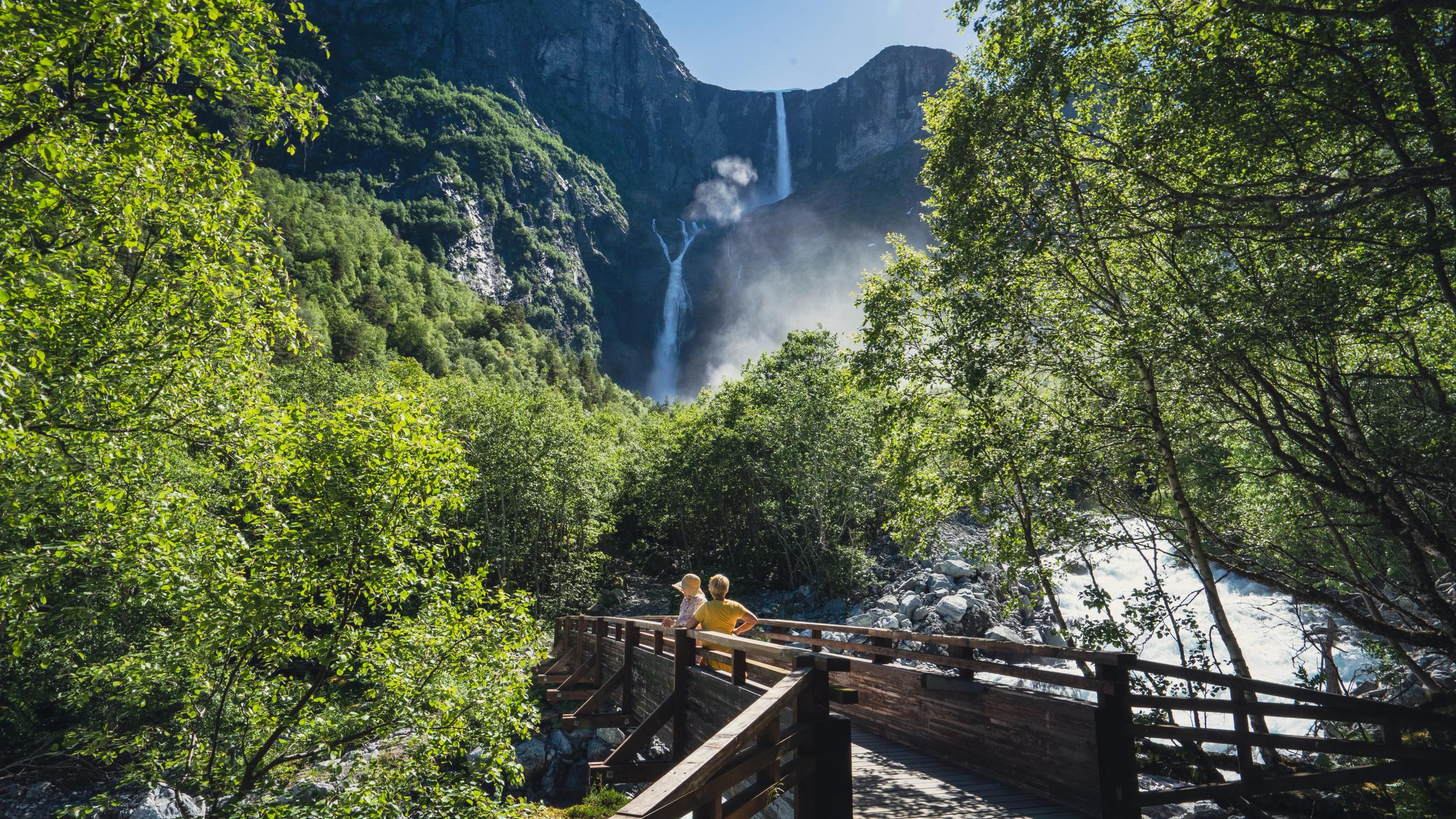 The waterfall Mardalsfossen in Nesset