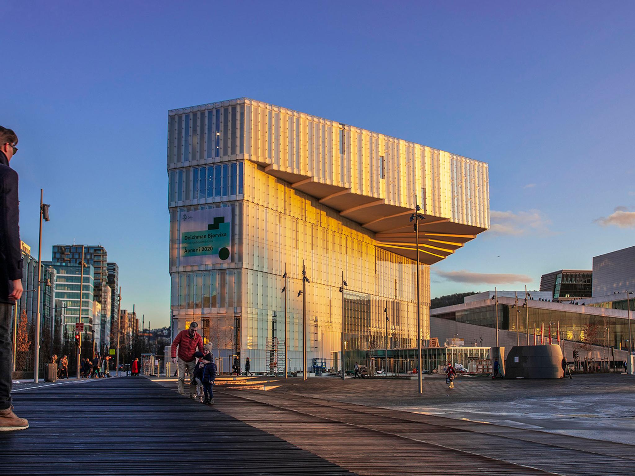 Oslos huvudbibliotek Deichman Bjørvika (östra Norge)