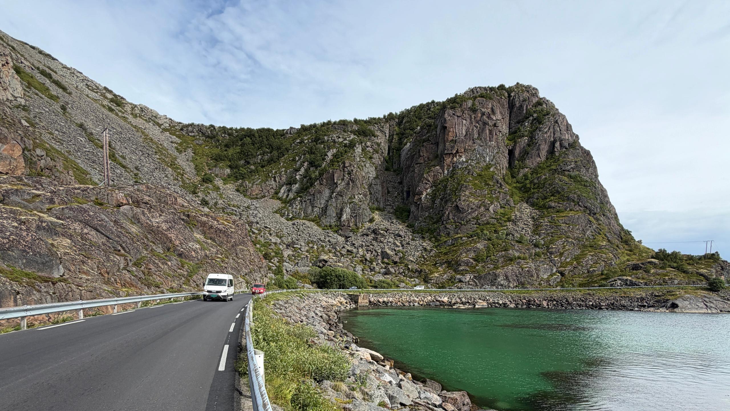 Driving in Lofoten
