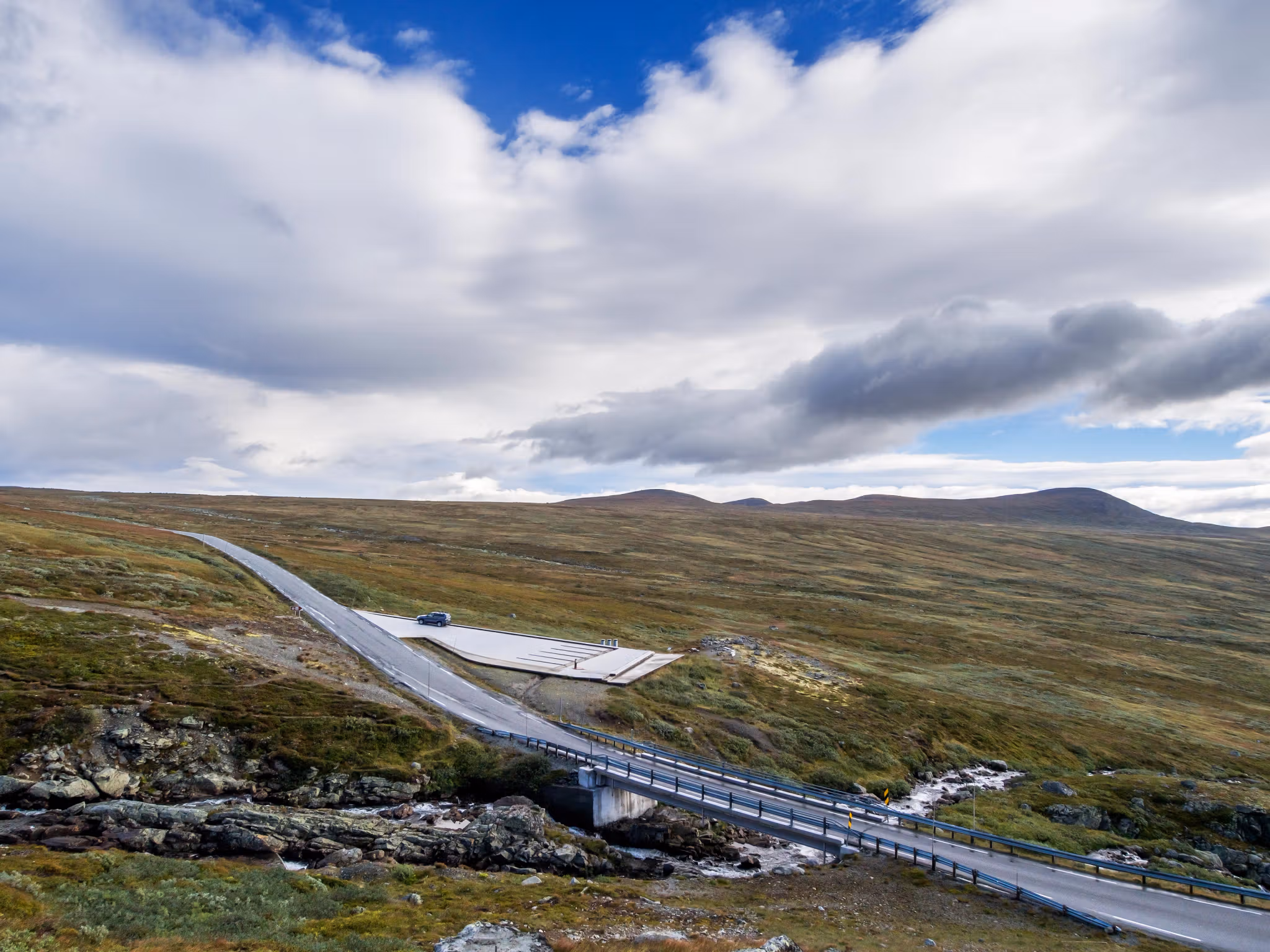 Rjupa utsiktspunkt ved Nasjonal turistveg Valdresflye