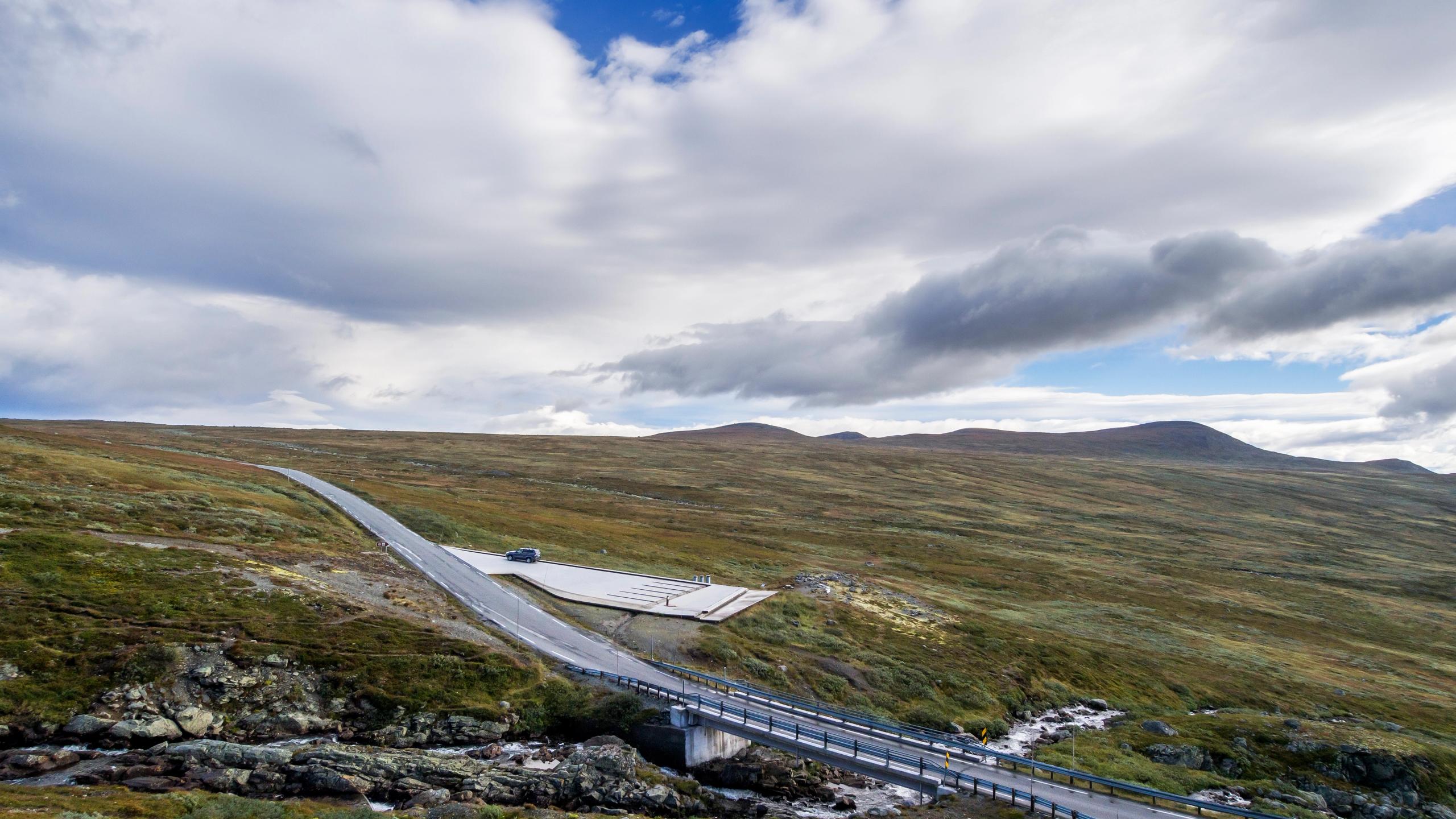 Rupja viewpoin on the National Scenic Route Valdresflye.