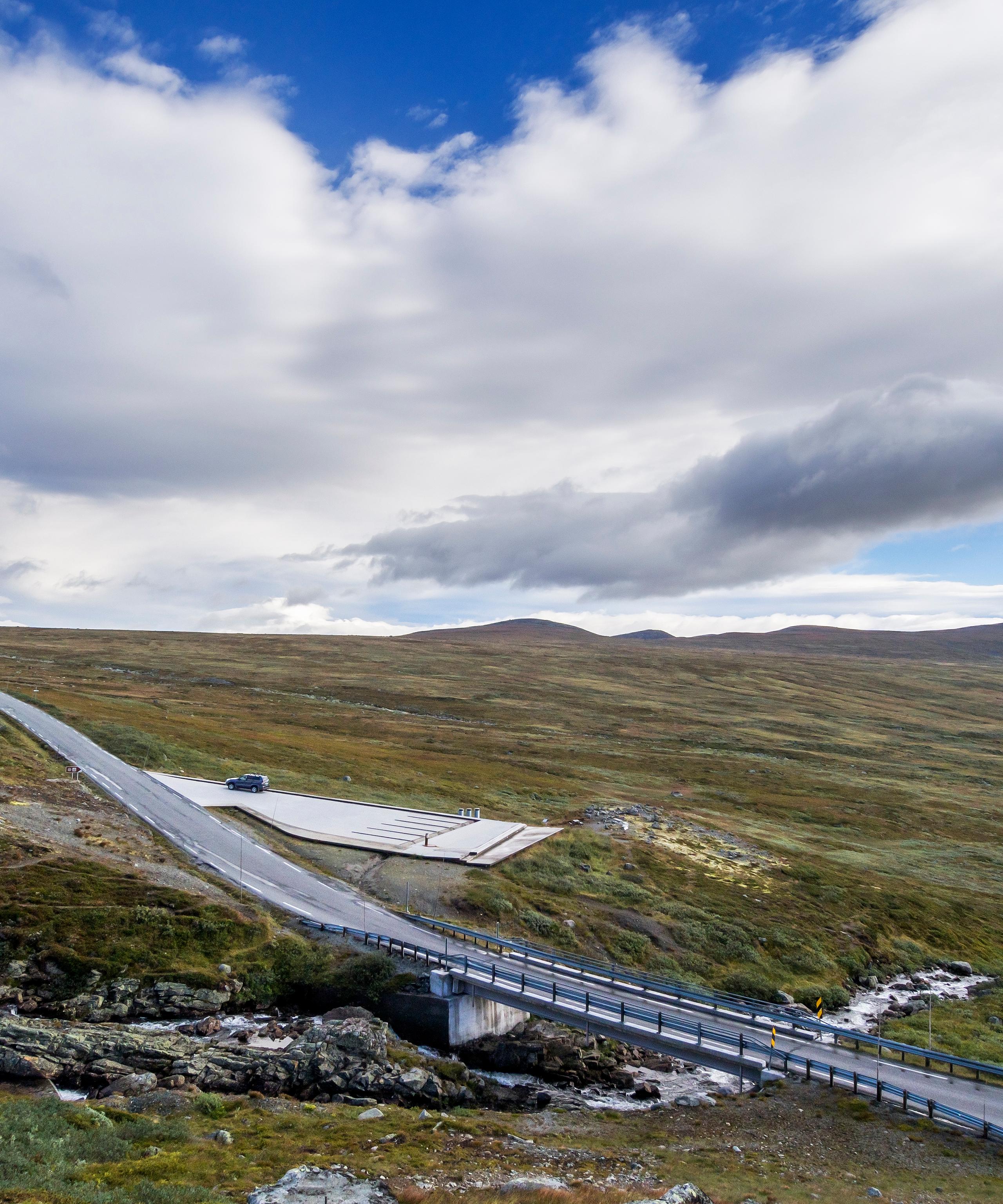 Rupja viewpoin on the National Scenic Route Valdresflye.