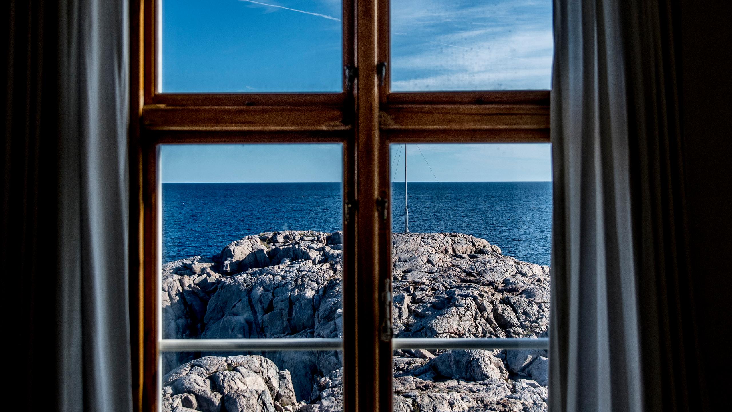 Utsikt fra Lindesnes fyr, Sørlandet, Norge.