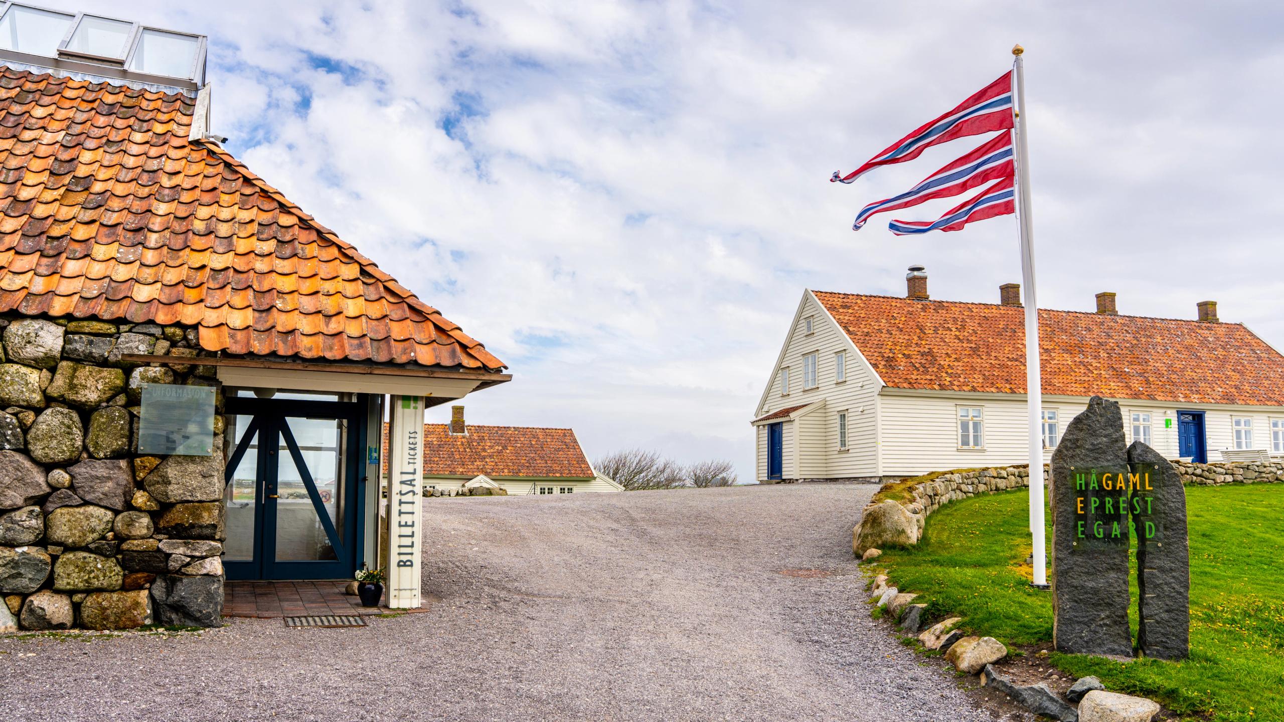 Hå gamle prestegard i Jæren, Vestlandet, Norge.