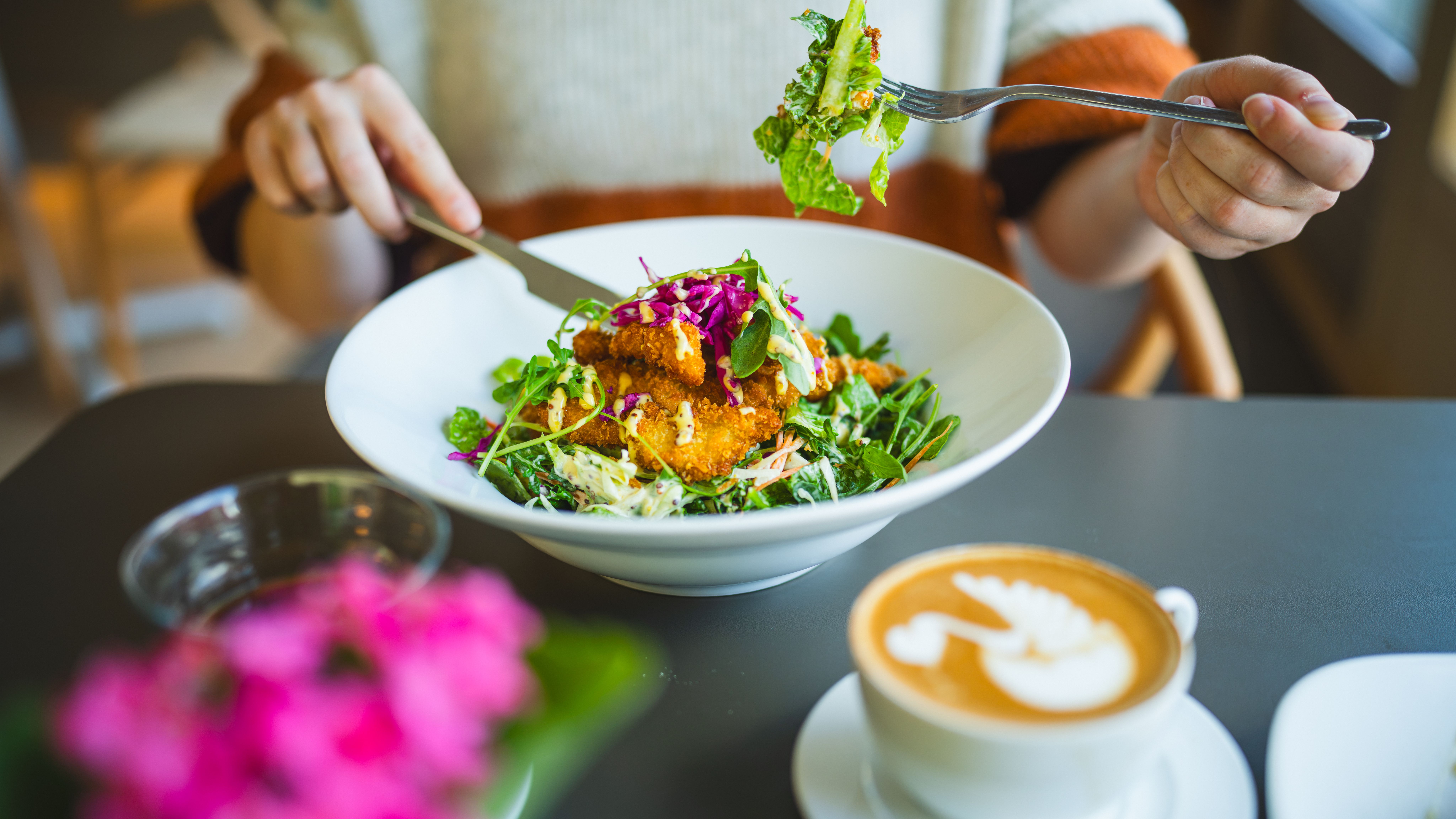 A vibrant salad.