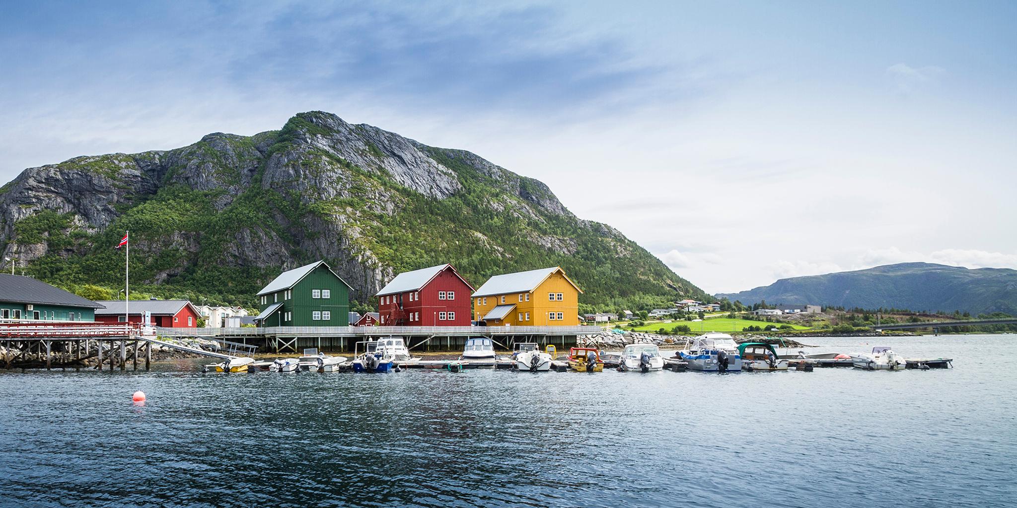 Charming fishermen’s cabins in Flatanger in Namdalen, Trøndelag