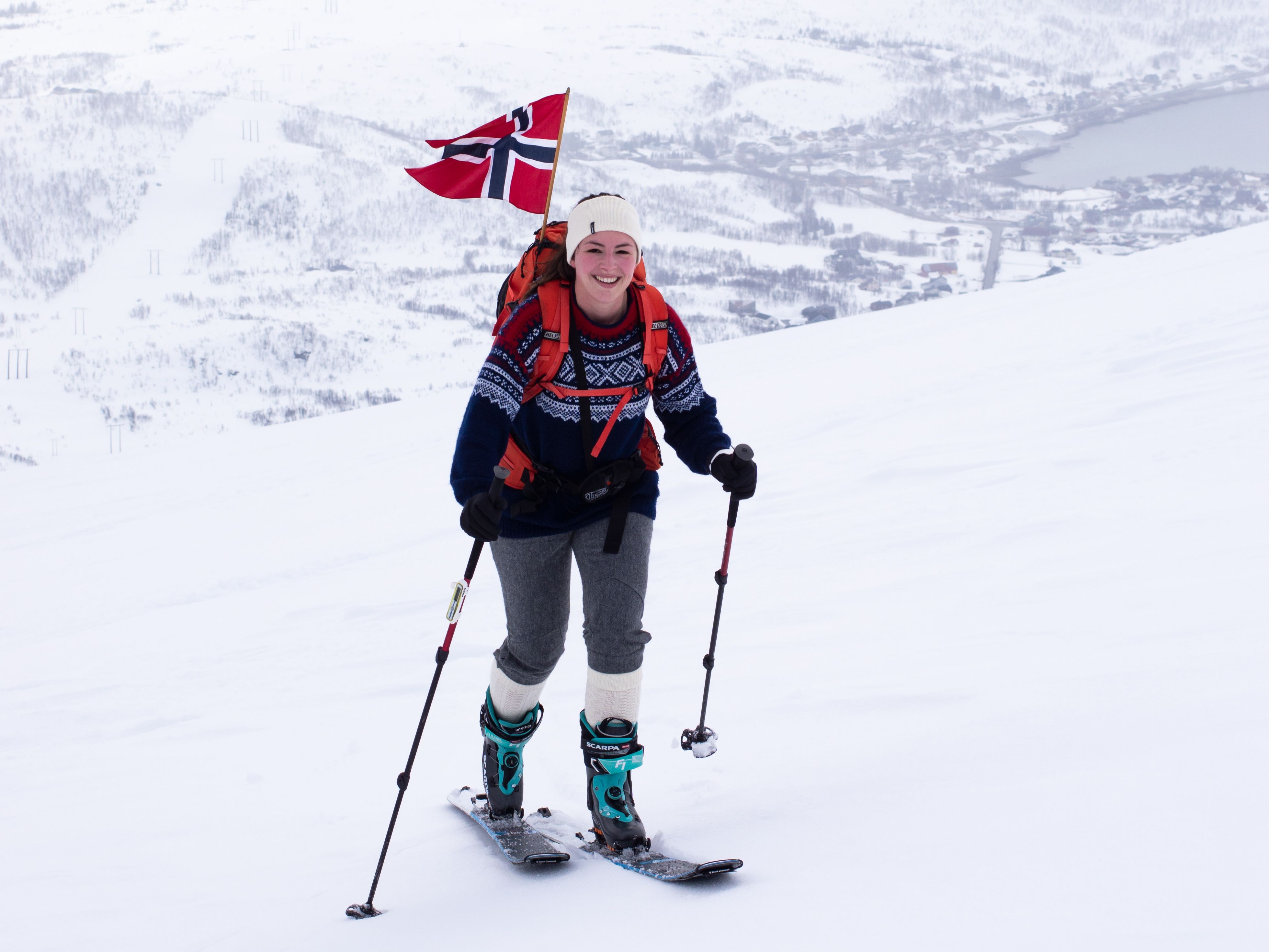 Claire Kvalheim Kieffer i Tromsø i Nord-Norge