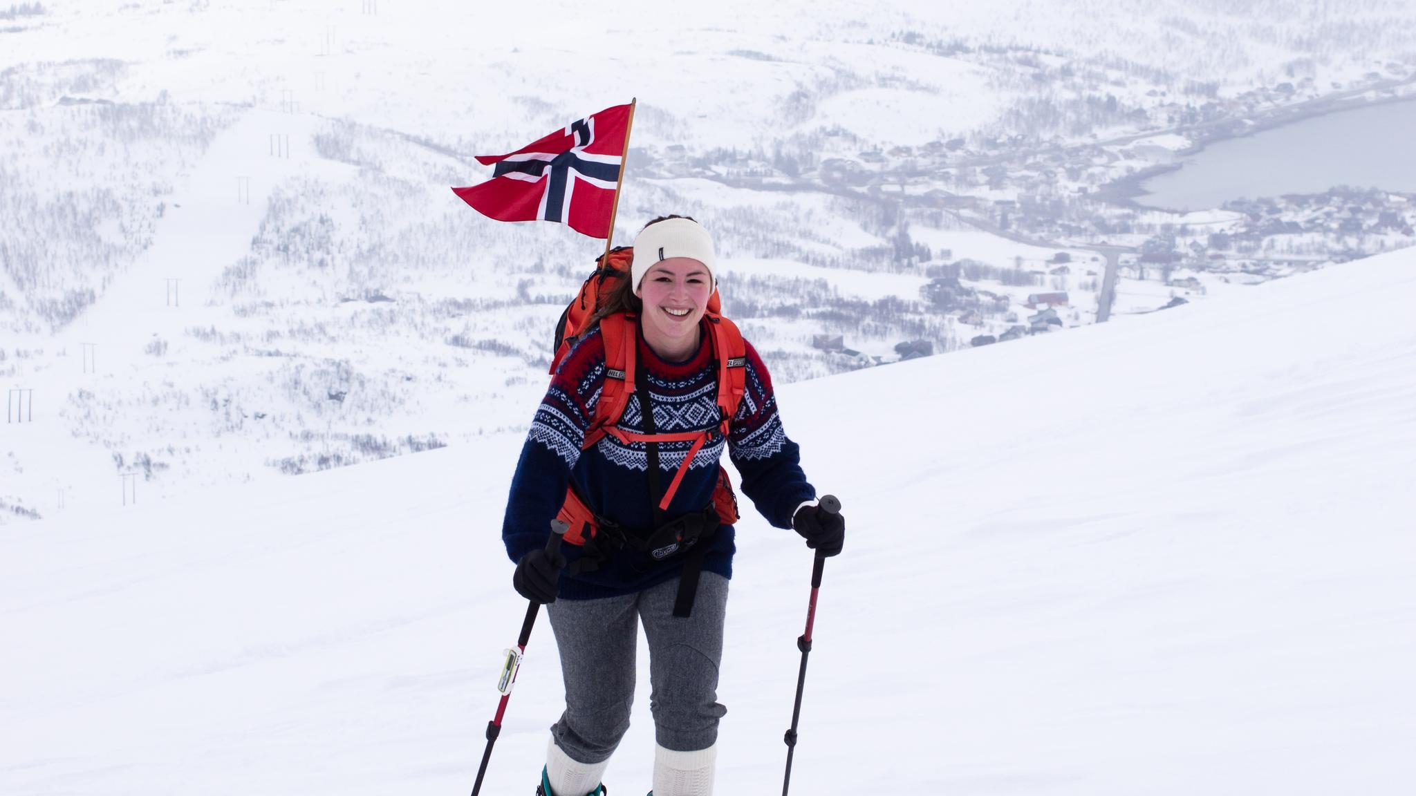 Claire Kvalheim Kieffer i Tromsø i Nord-Norge