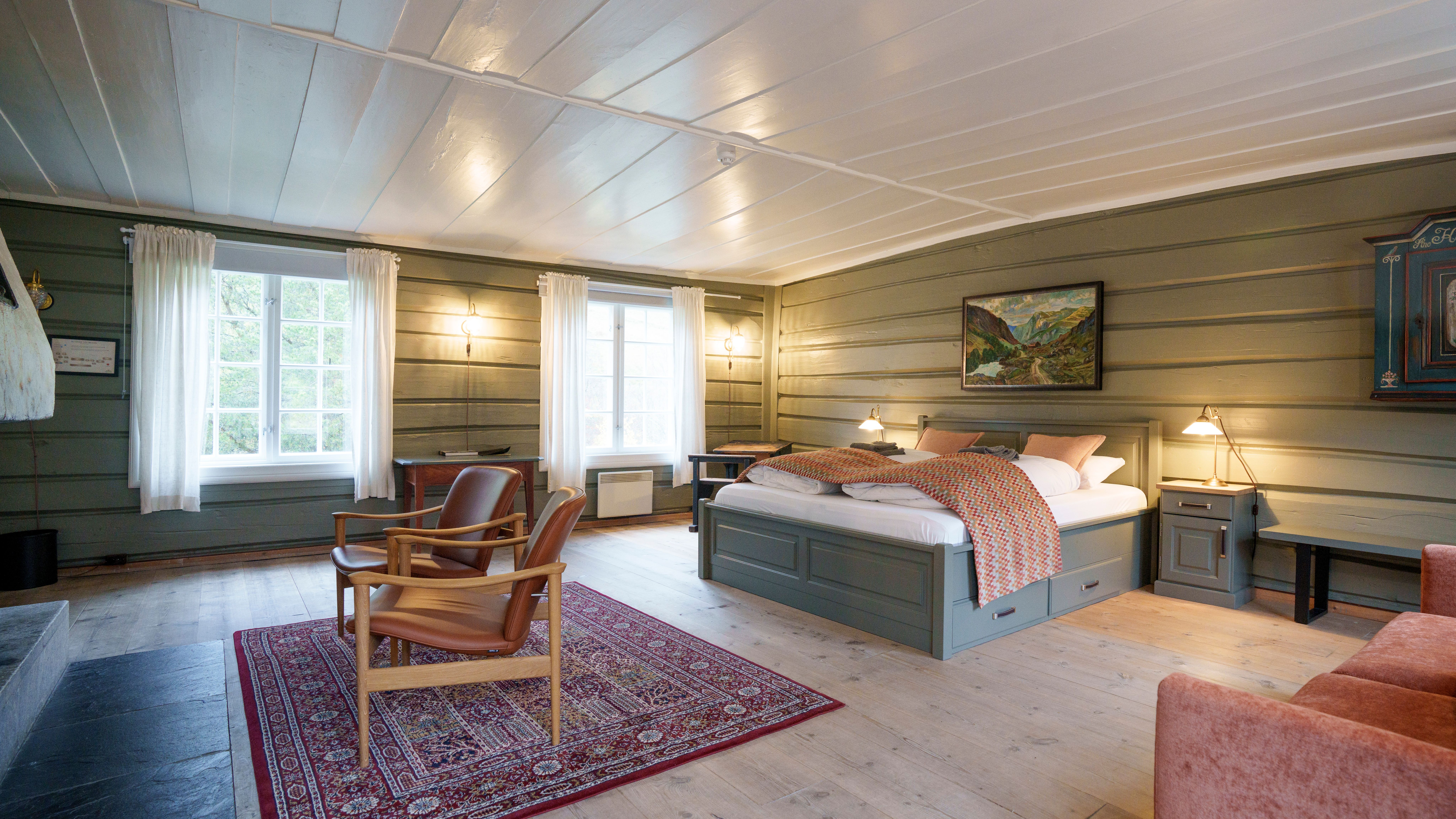 A hotel room at Røisheim hotell.