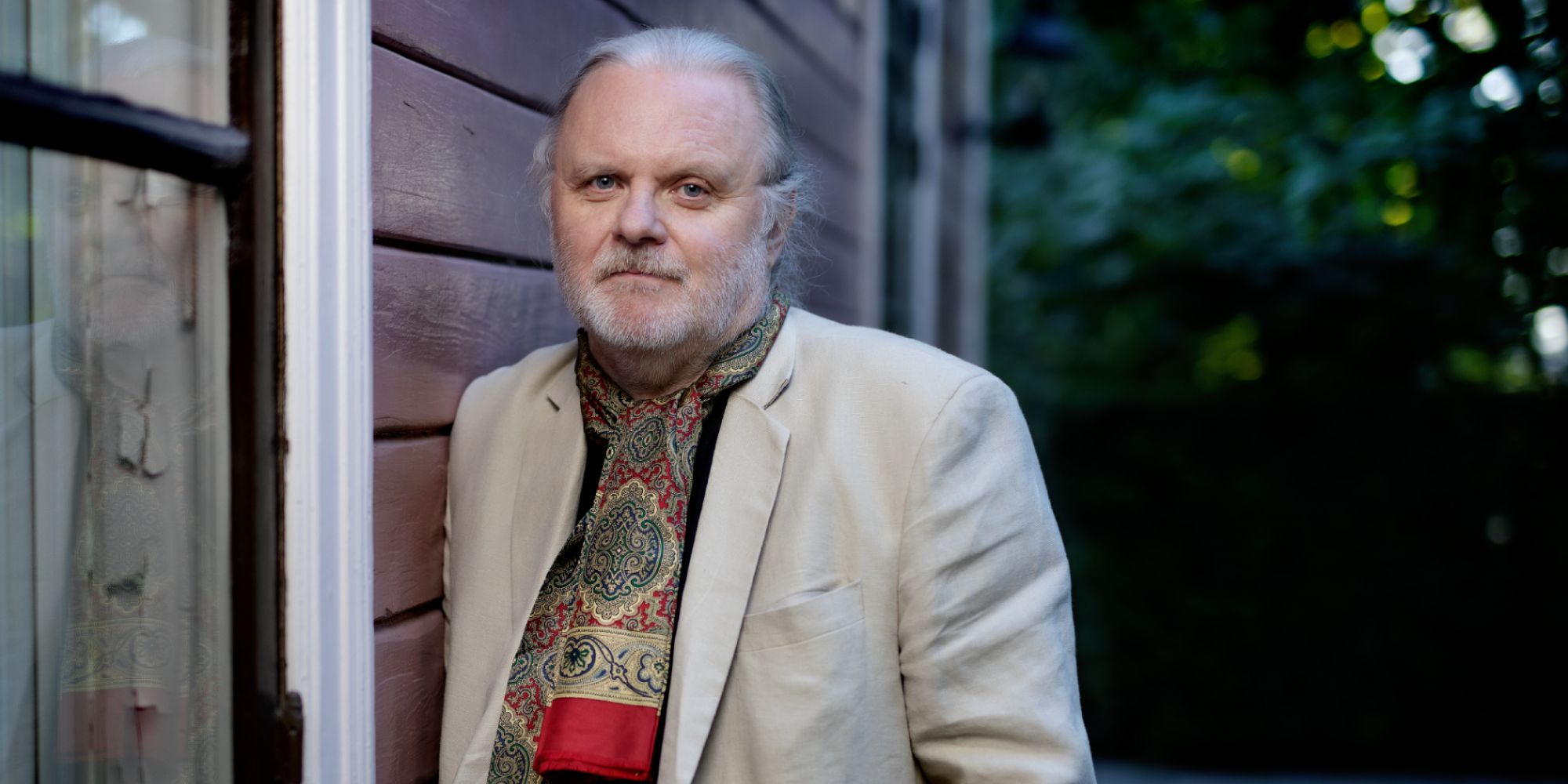 Portrett av nobelprisvinner i litteratur, Jon Fosse, fra Norge