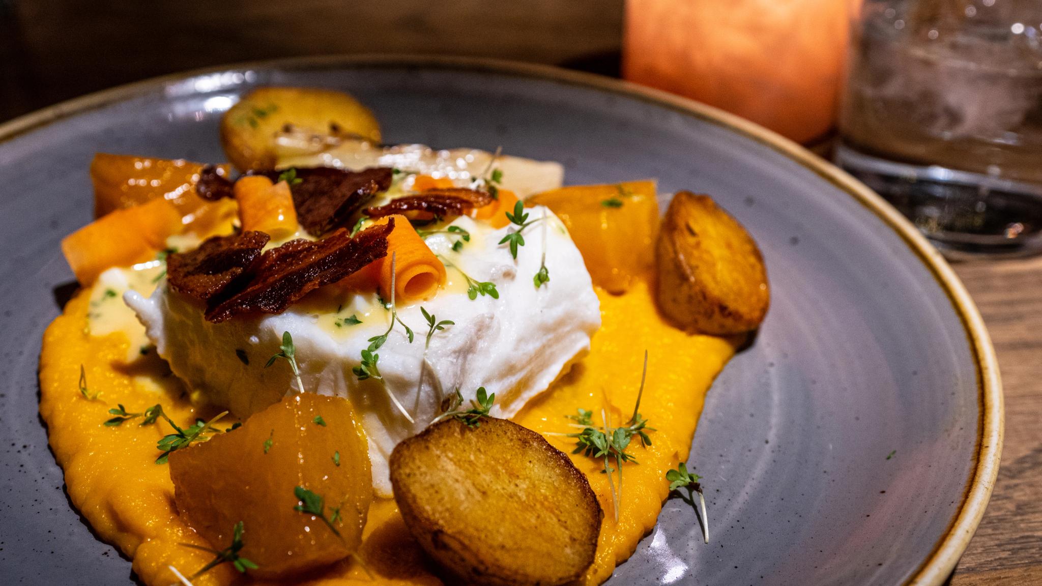 Kveitemåltid på restaurant Skirri i Tromsø