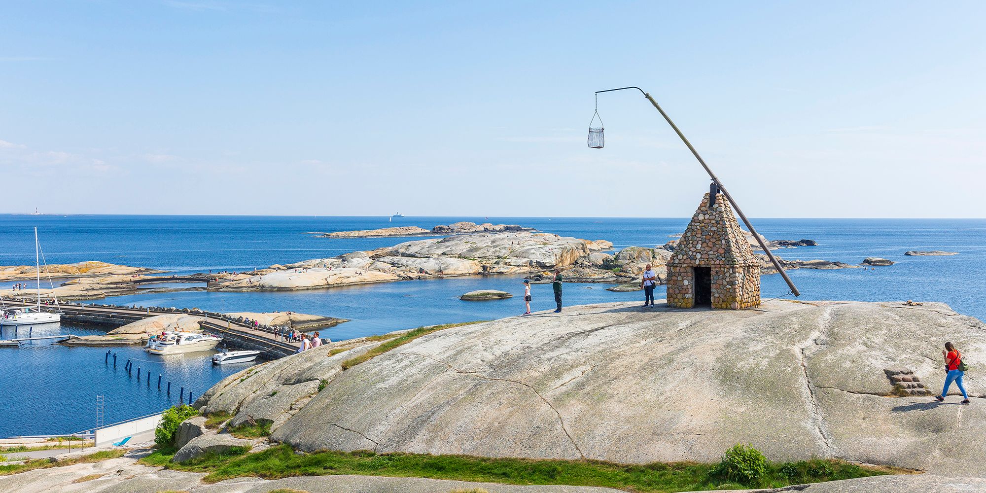 Vippefyret at Verdens Ende, "The World's End", in Færder national park in Vestfold