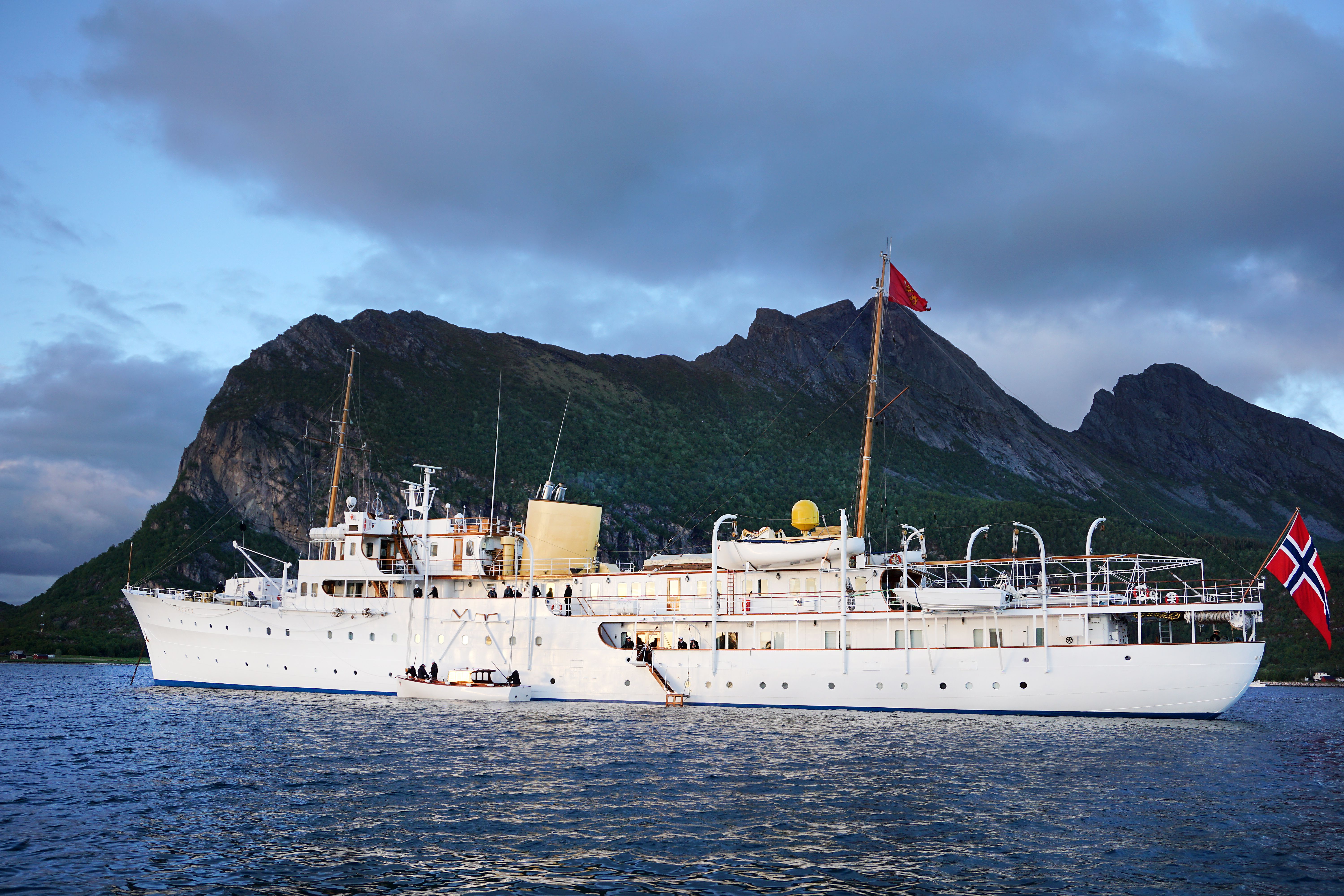 Den kongelige yacht i Steigen, Norge