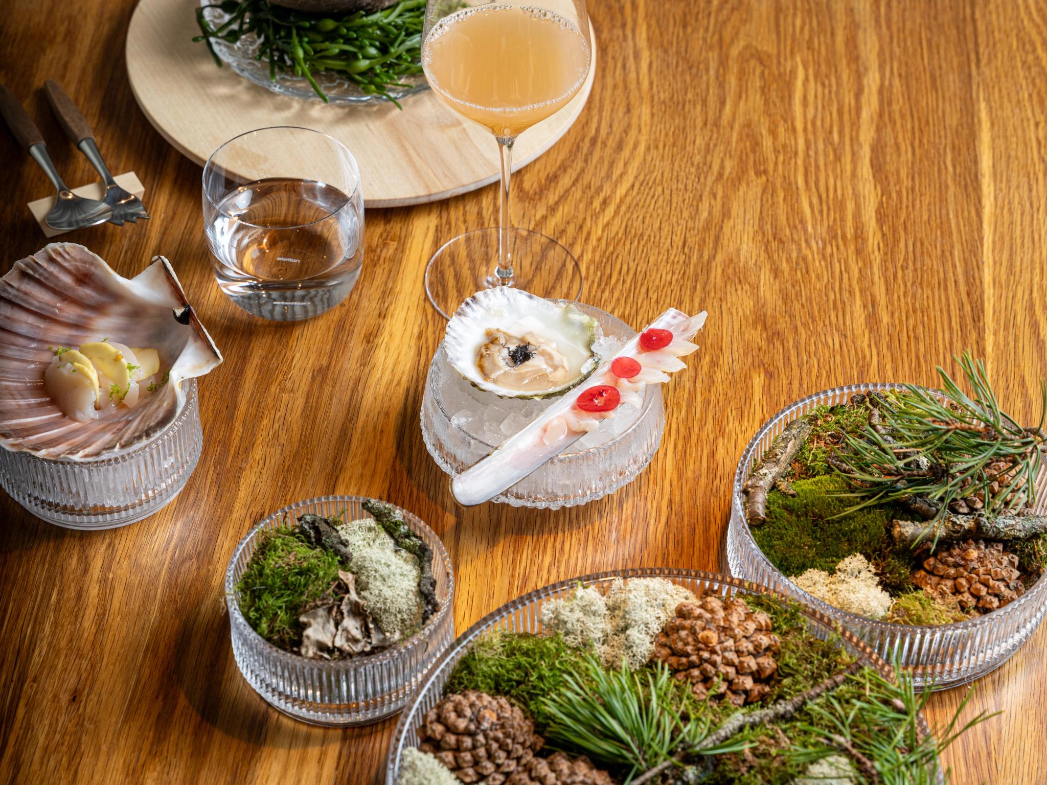 Fine dining from Credo restaurant at The National Library in Oslo