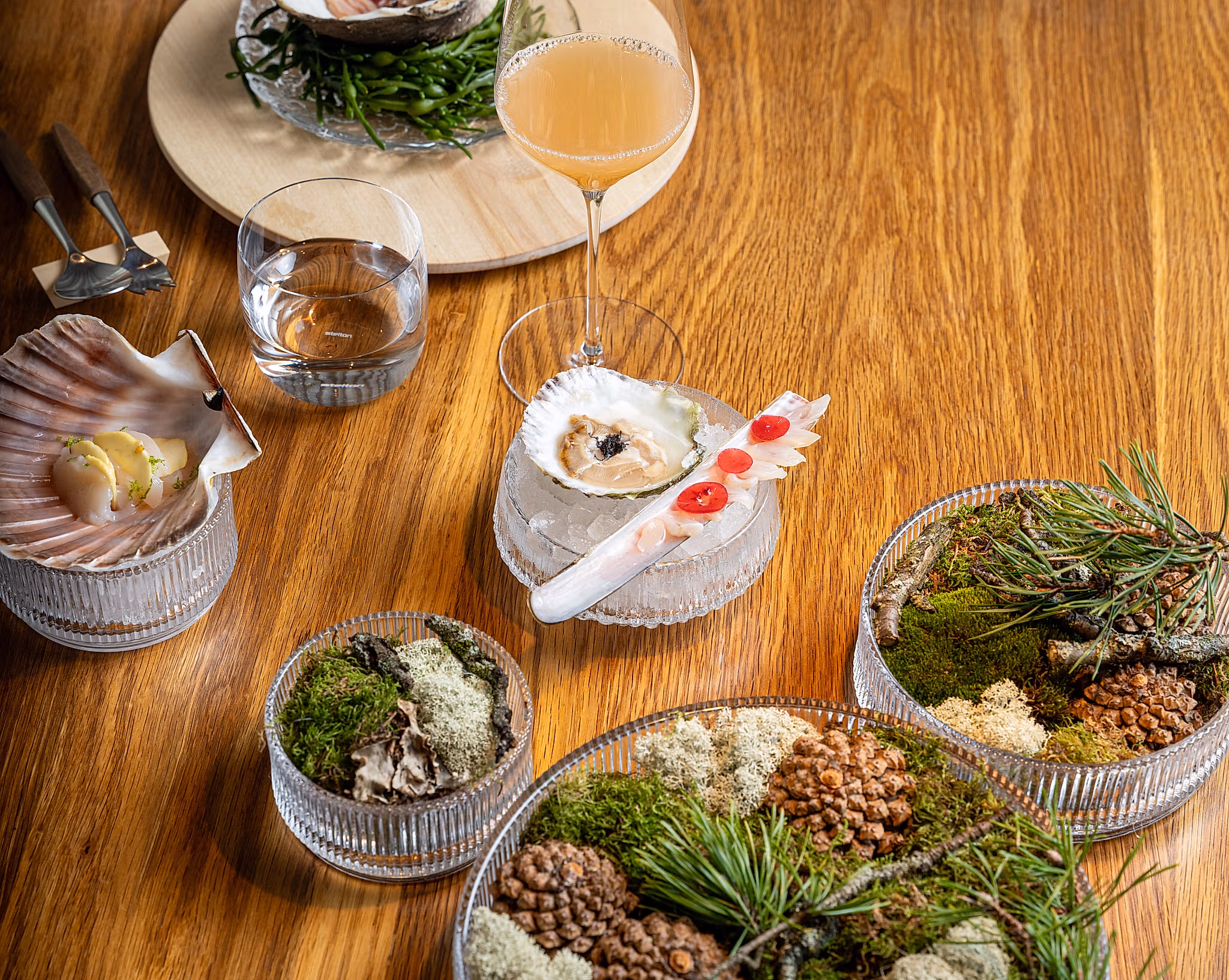Fine dining from Credo restaurant at The National Library in Oslo