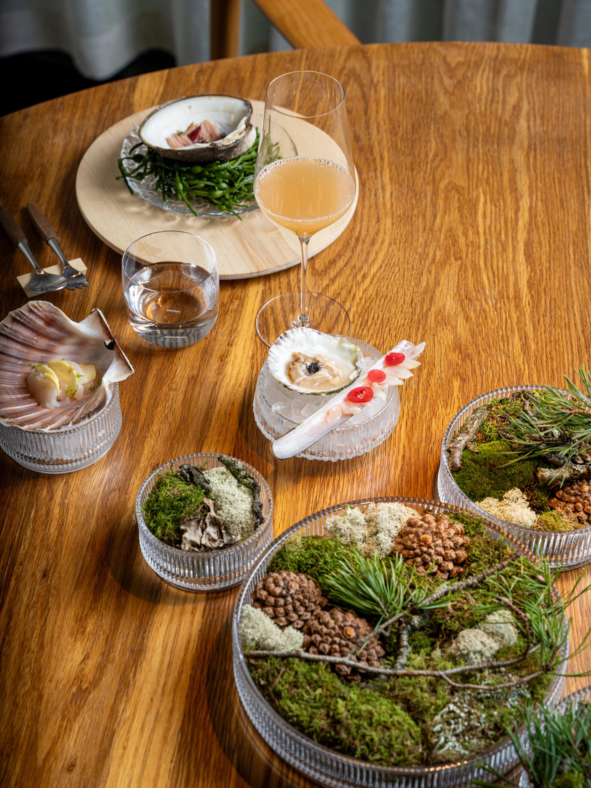 Fine dining from Credo restaurant at The National Library in Oslo