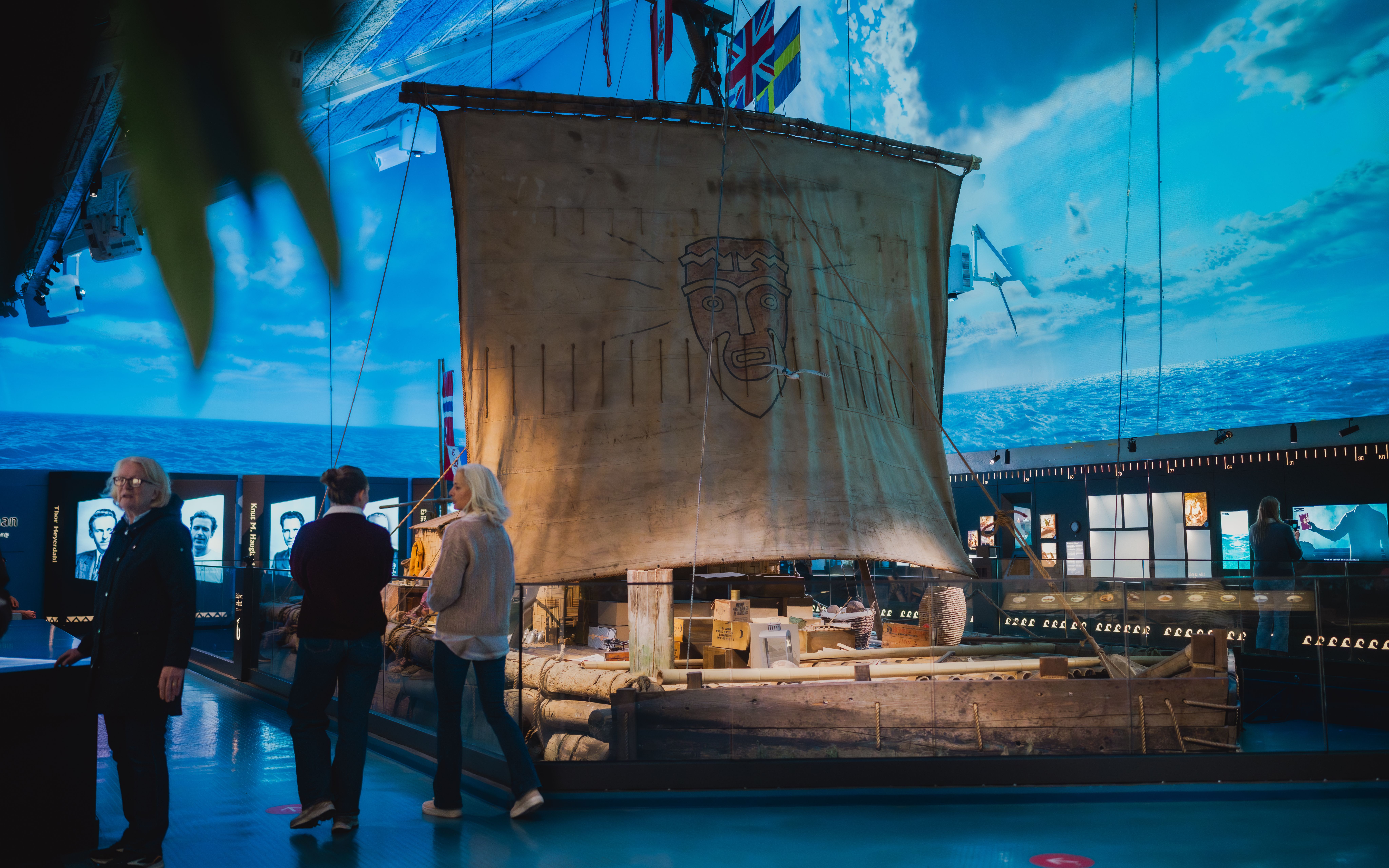 The Kon-Tiki raft
