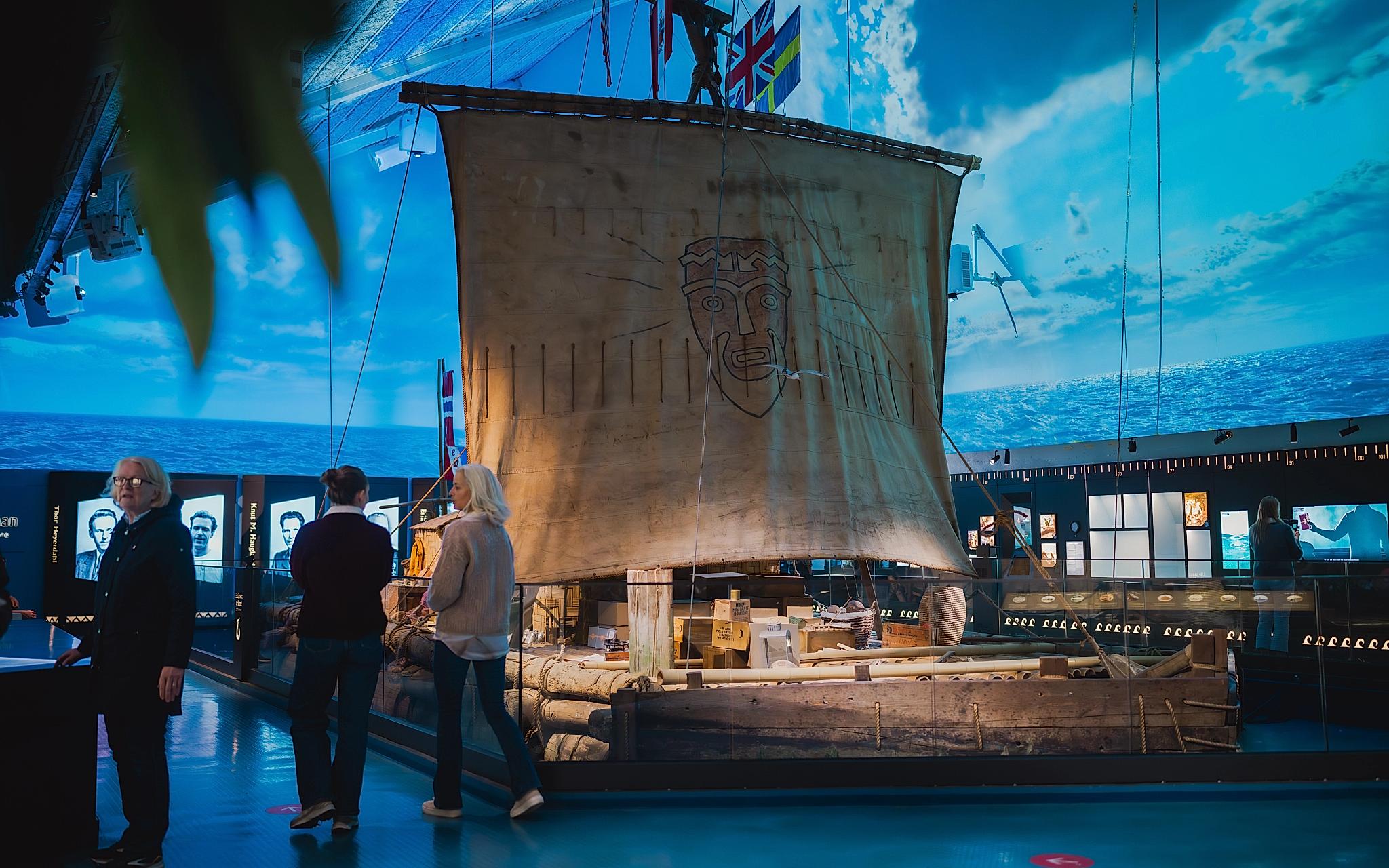The Kon-Tiki raft