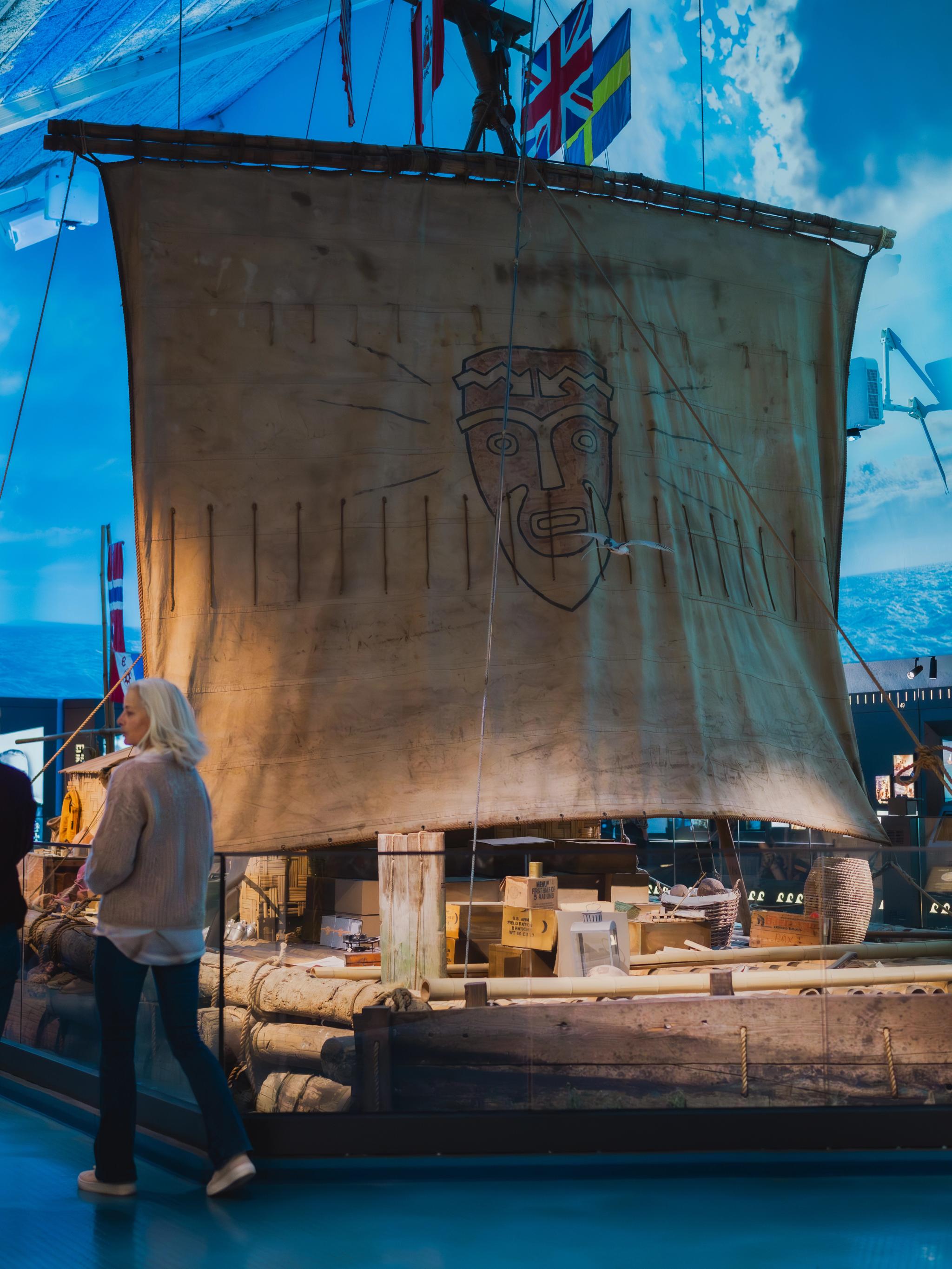 The Kon-Tiki raft