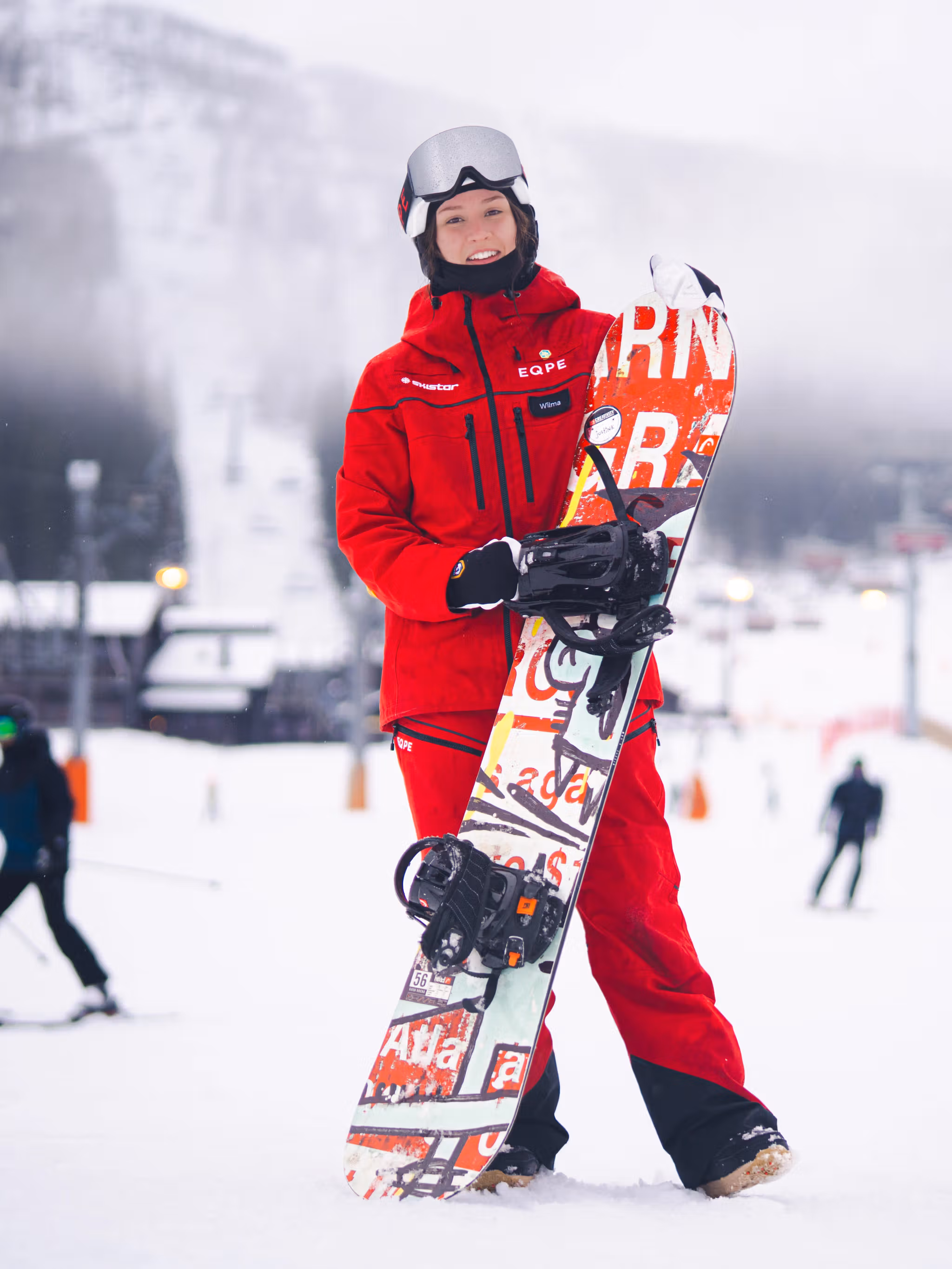 Snowboard instructor Wilma in Hemsedal ski resort