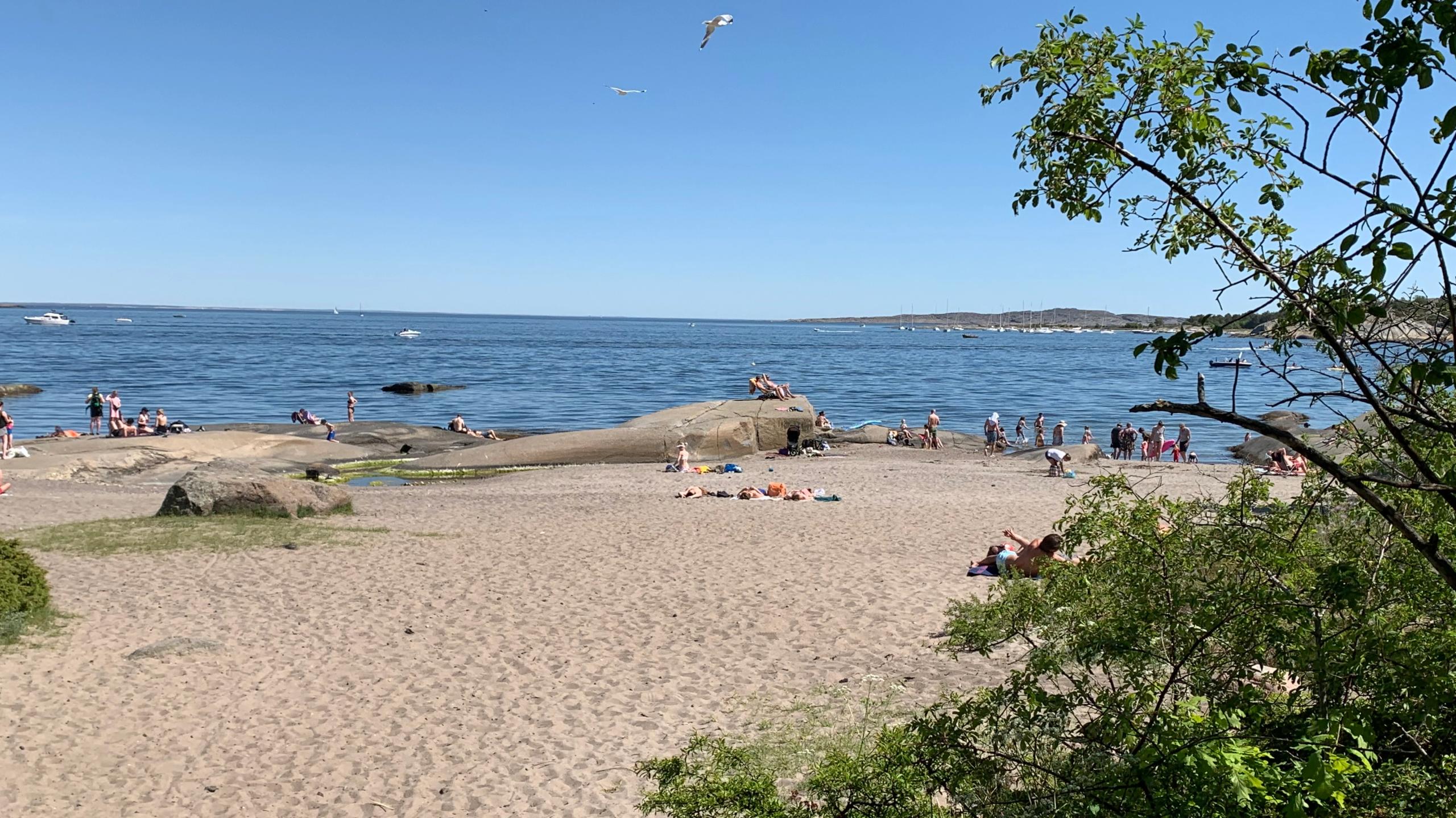 Nydelige Lilleskagen badestrand i Færder på Østlandet