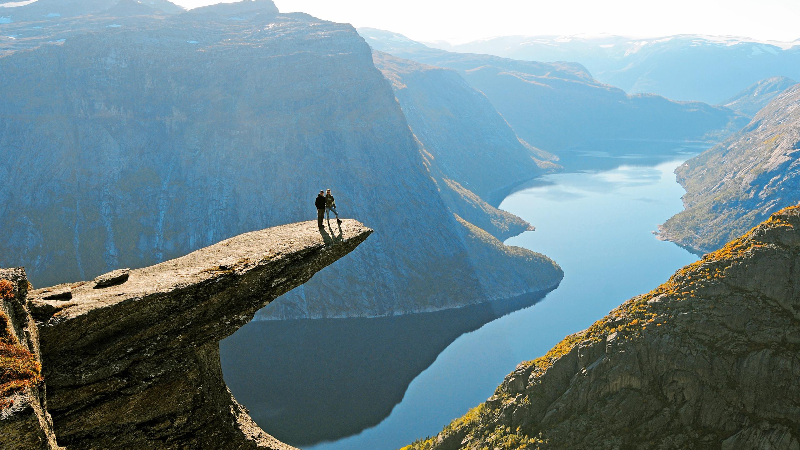 Hiking to Trolltunga in Fjord Norway