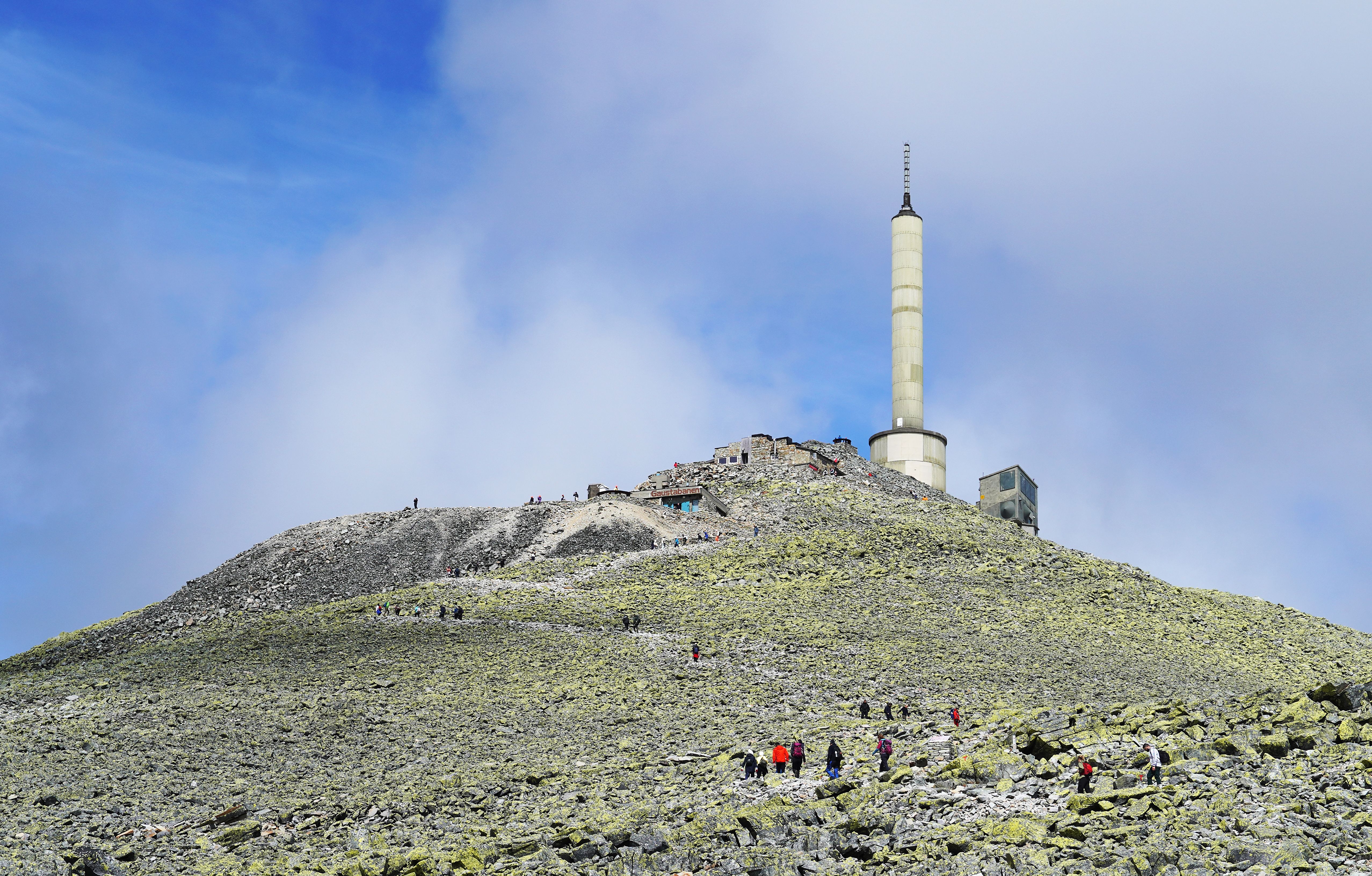 Gaustatoppen mountain top.