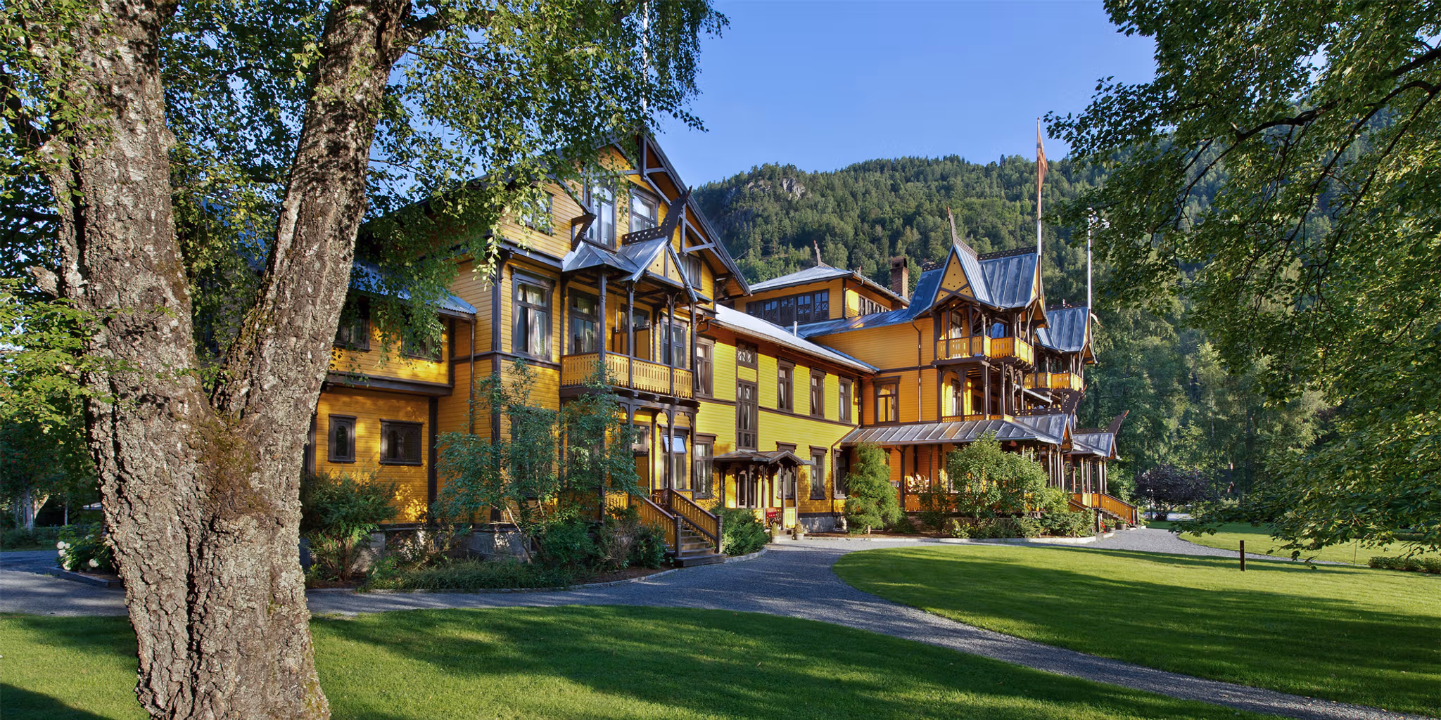 Green hotels: The historic Dalen Hotel in Telemark, Eastern Norway