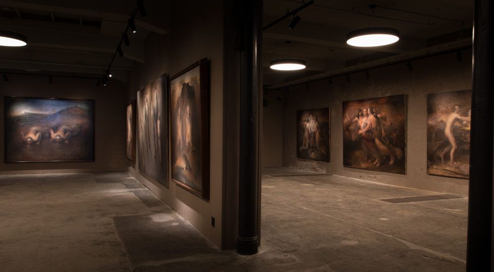 Malerier på Nerdrum Museum