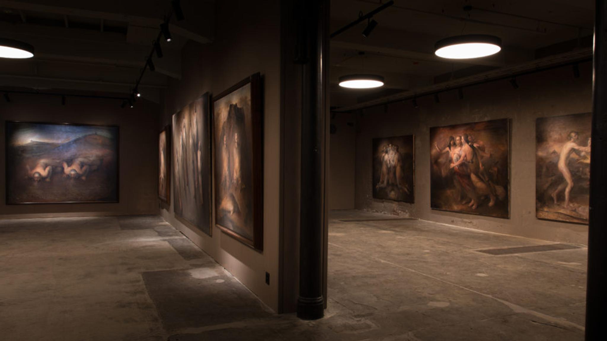 Malerier på Nerdrum Museum