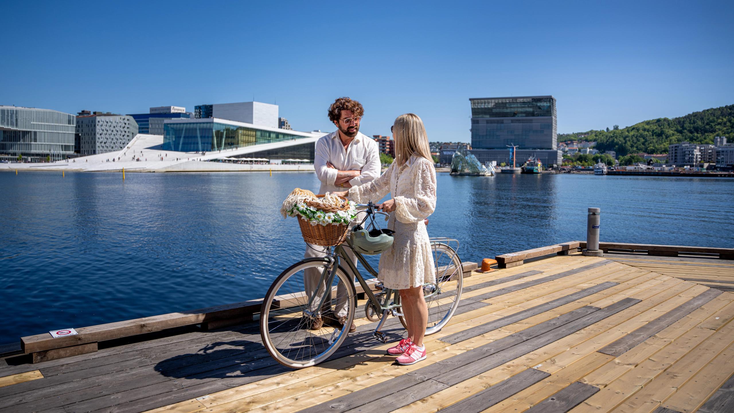 The Opera House in Bjørvika in Oslo