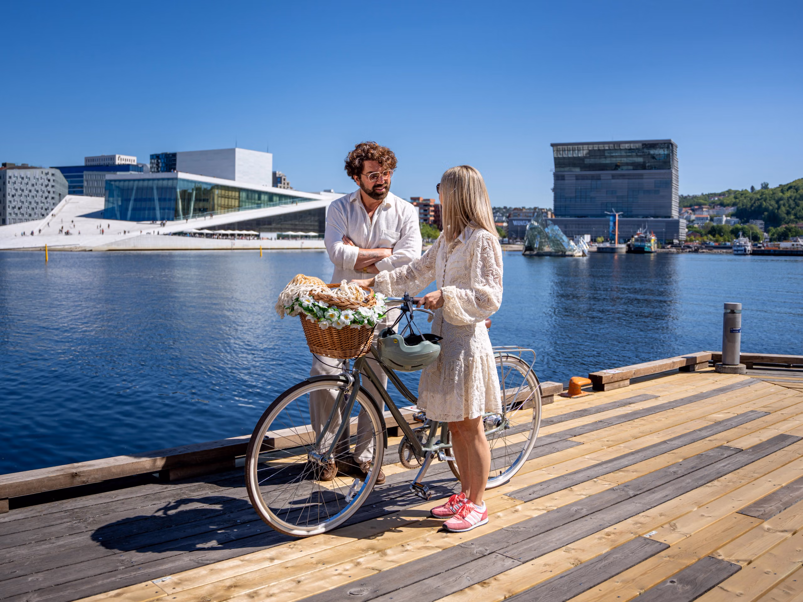 The Opera House in Bjørvika in Oslo