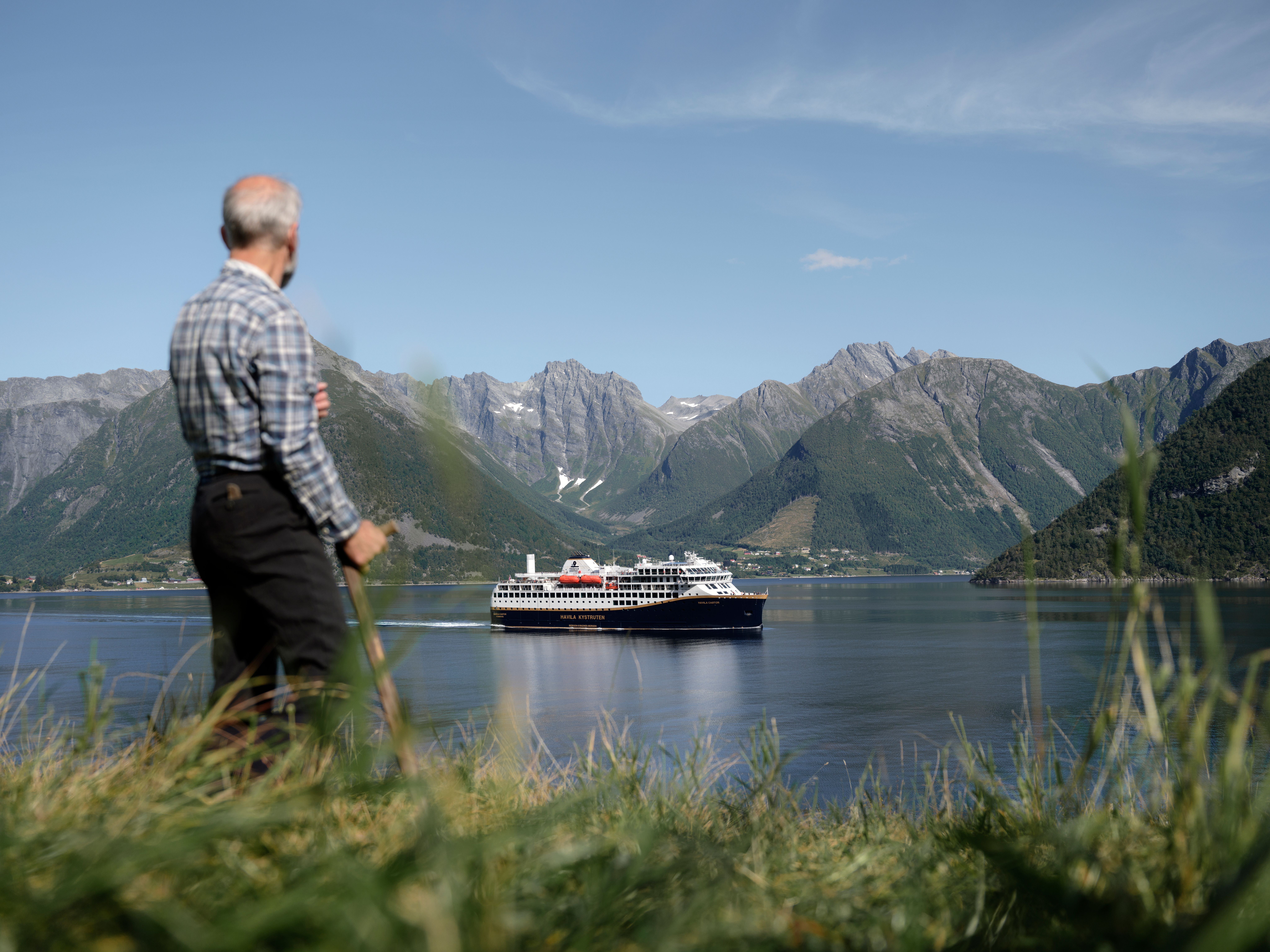 Havila Voyages in the Hjørundfjord