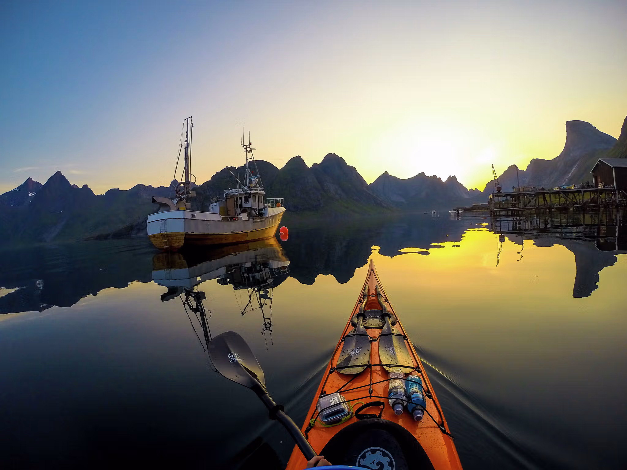 Kjerkfjorden, Lofoten