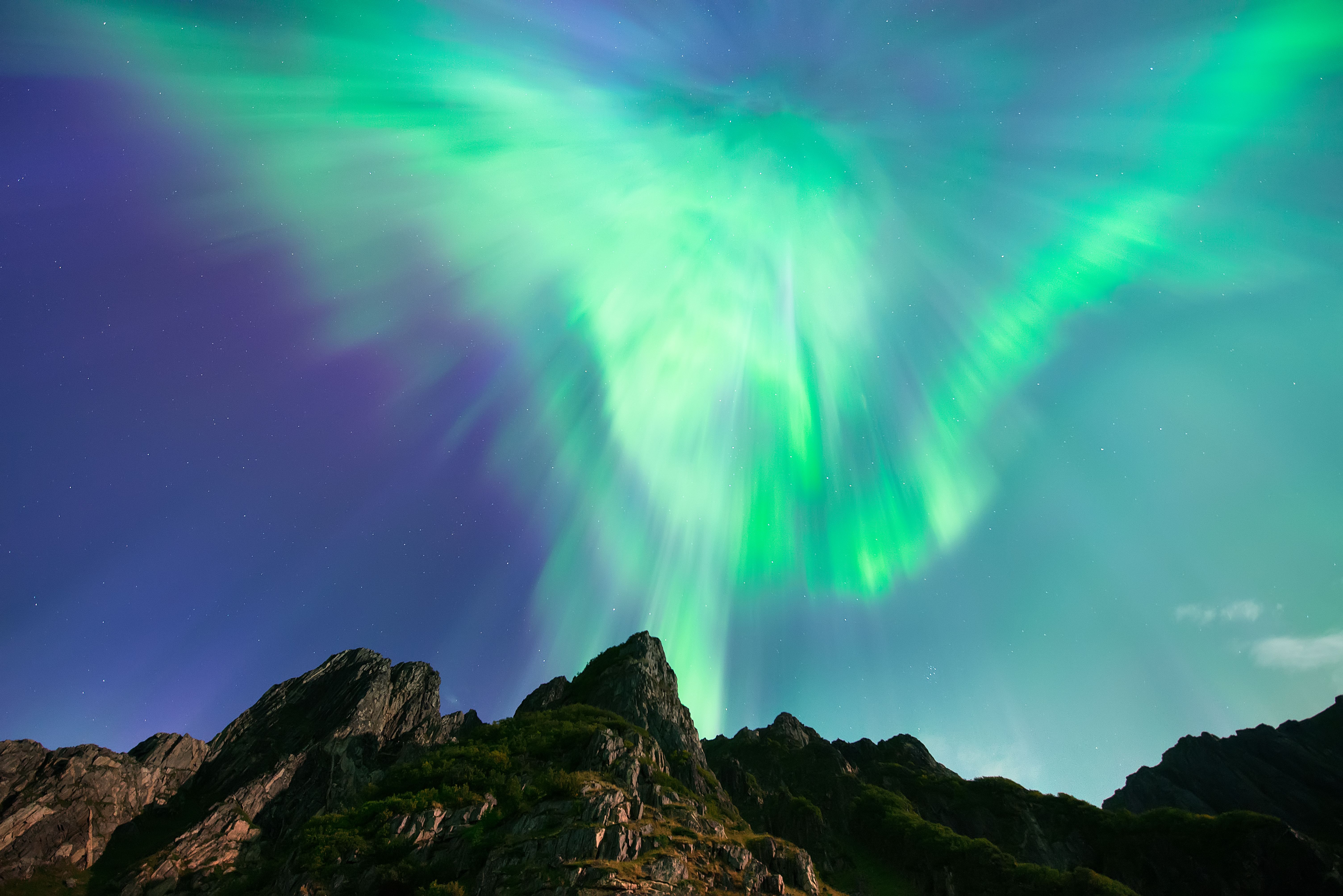 Limitless Sky - Aurora Borealis from the big geo magnetic storm