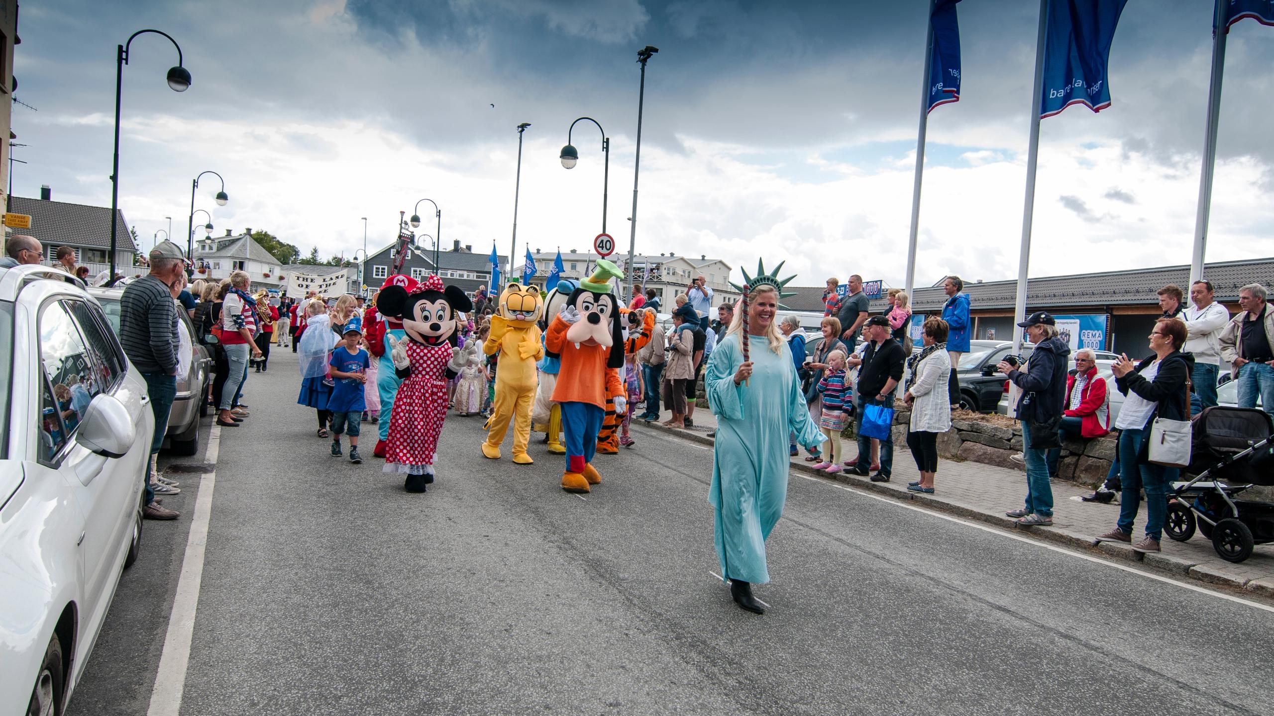 American festival in Farsund/Vanse in 2014