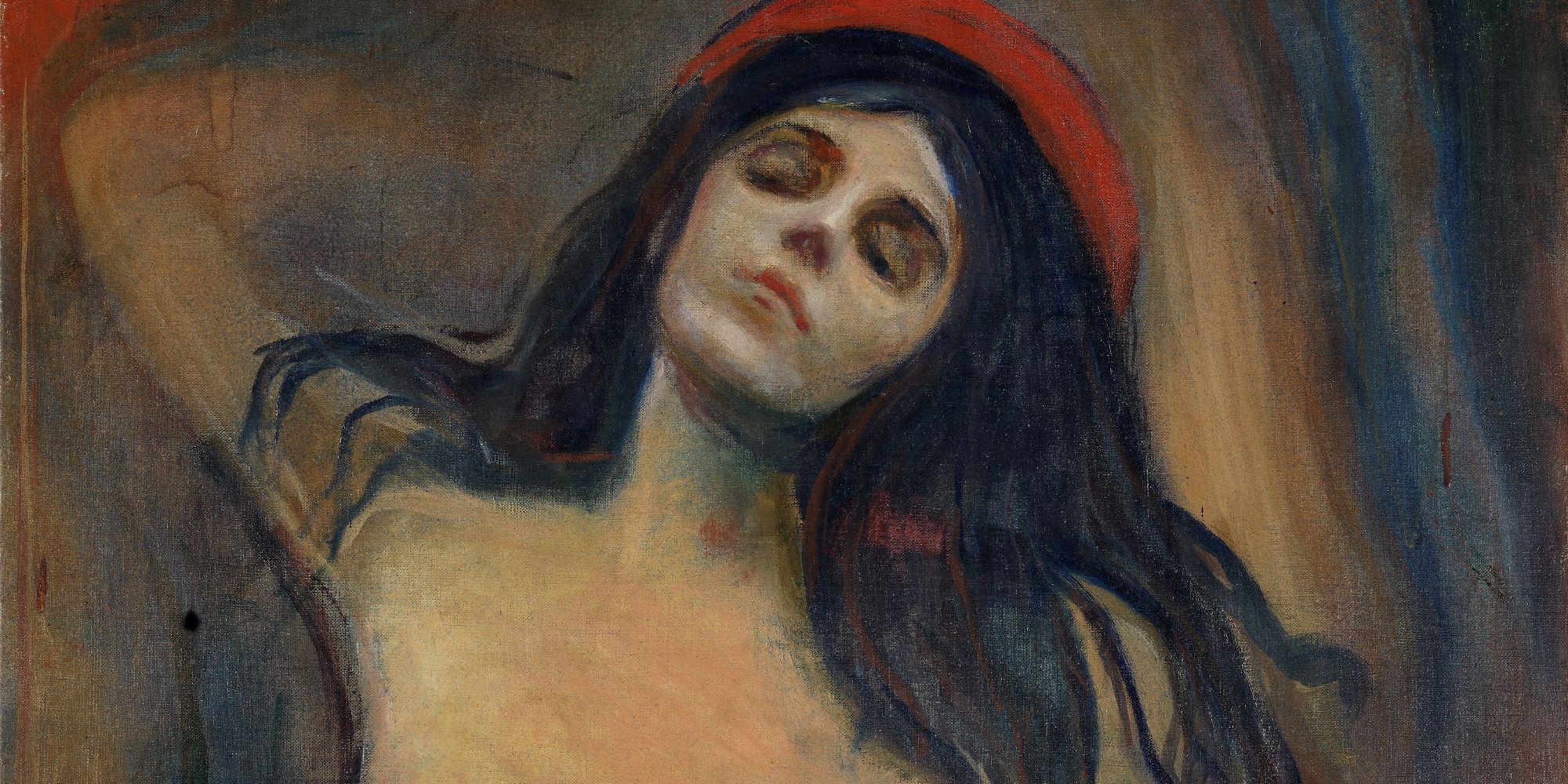 The world-famous painting Madonna by Edvard Munch