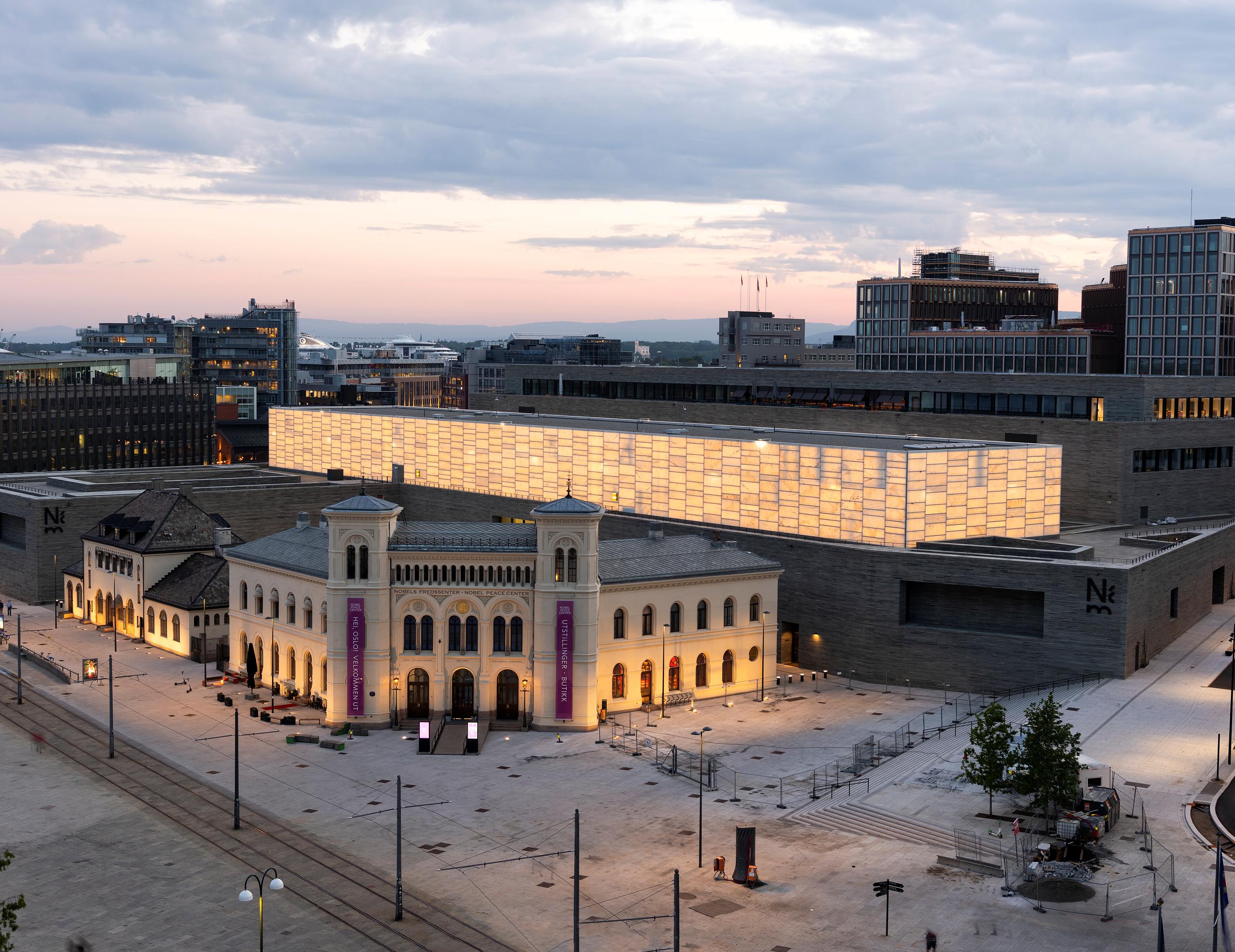Eksteriørbilde av Nasjonalmuseet i Oslo